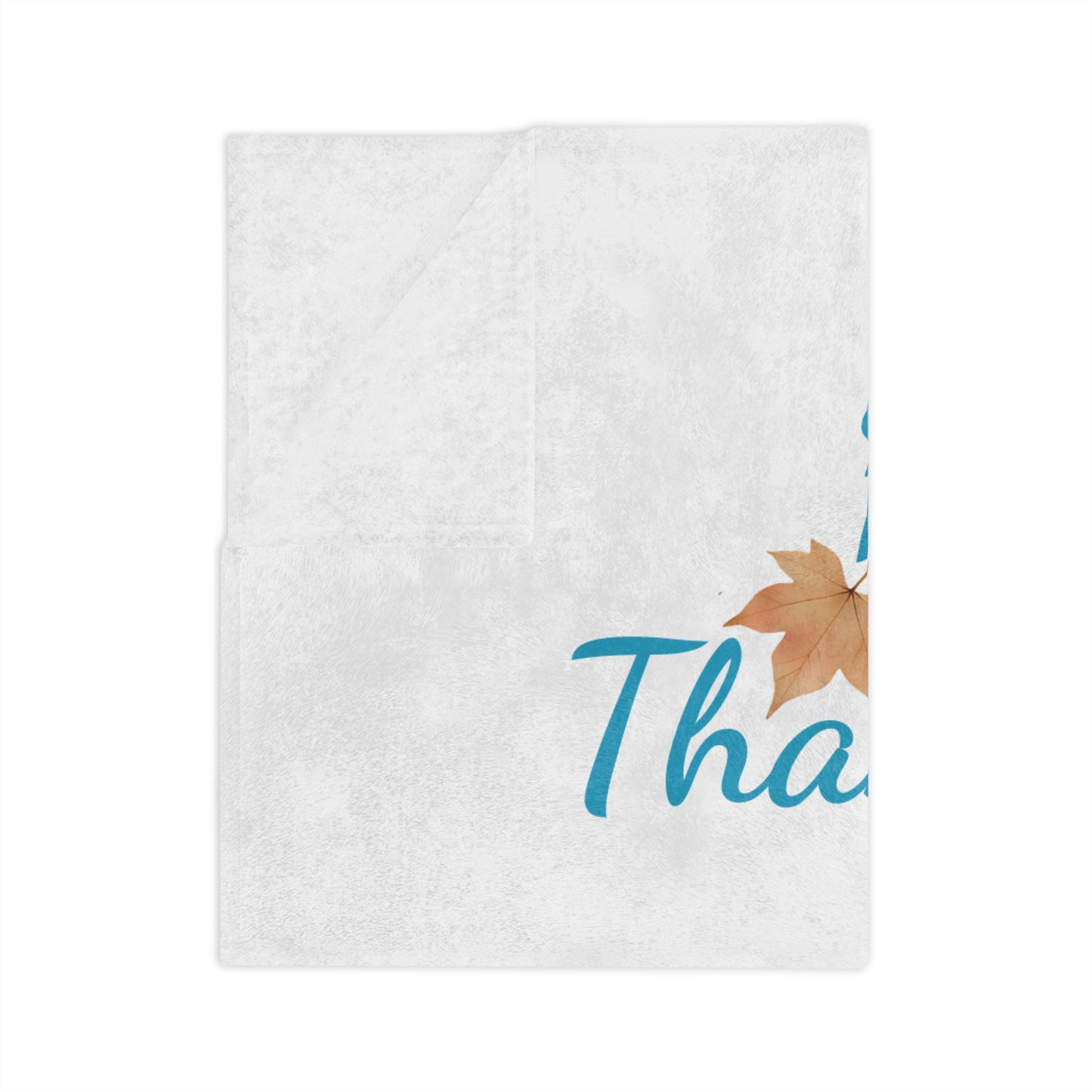Happy Thanksgiving Cute Turkey Lightweight Velveteen Blanket