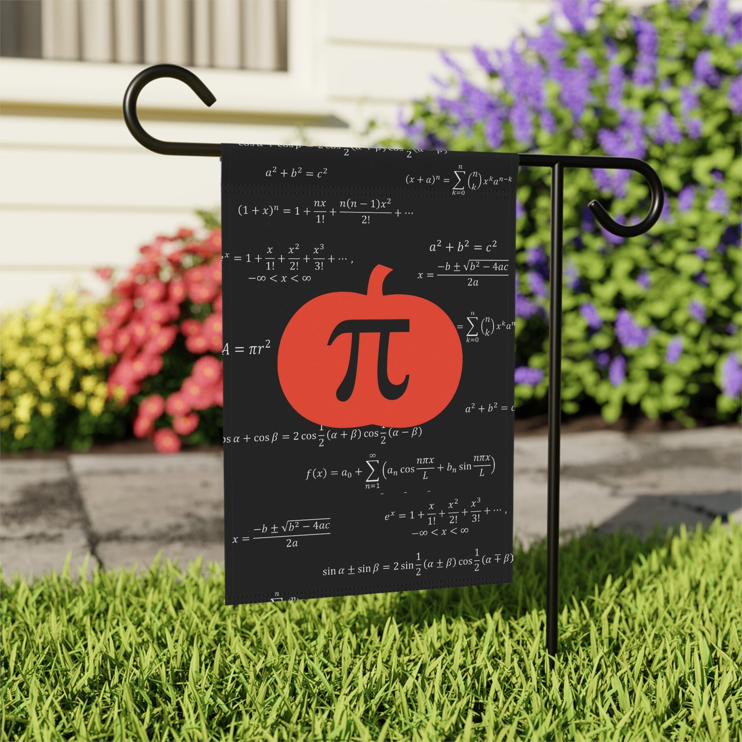 Pumpkin PI Garden Flag for Teachers