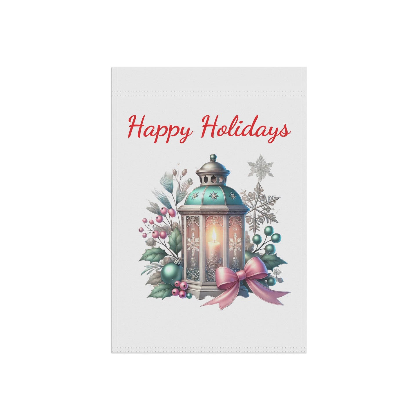 Christmas Lantern Garden Flag