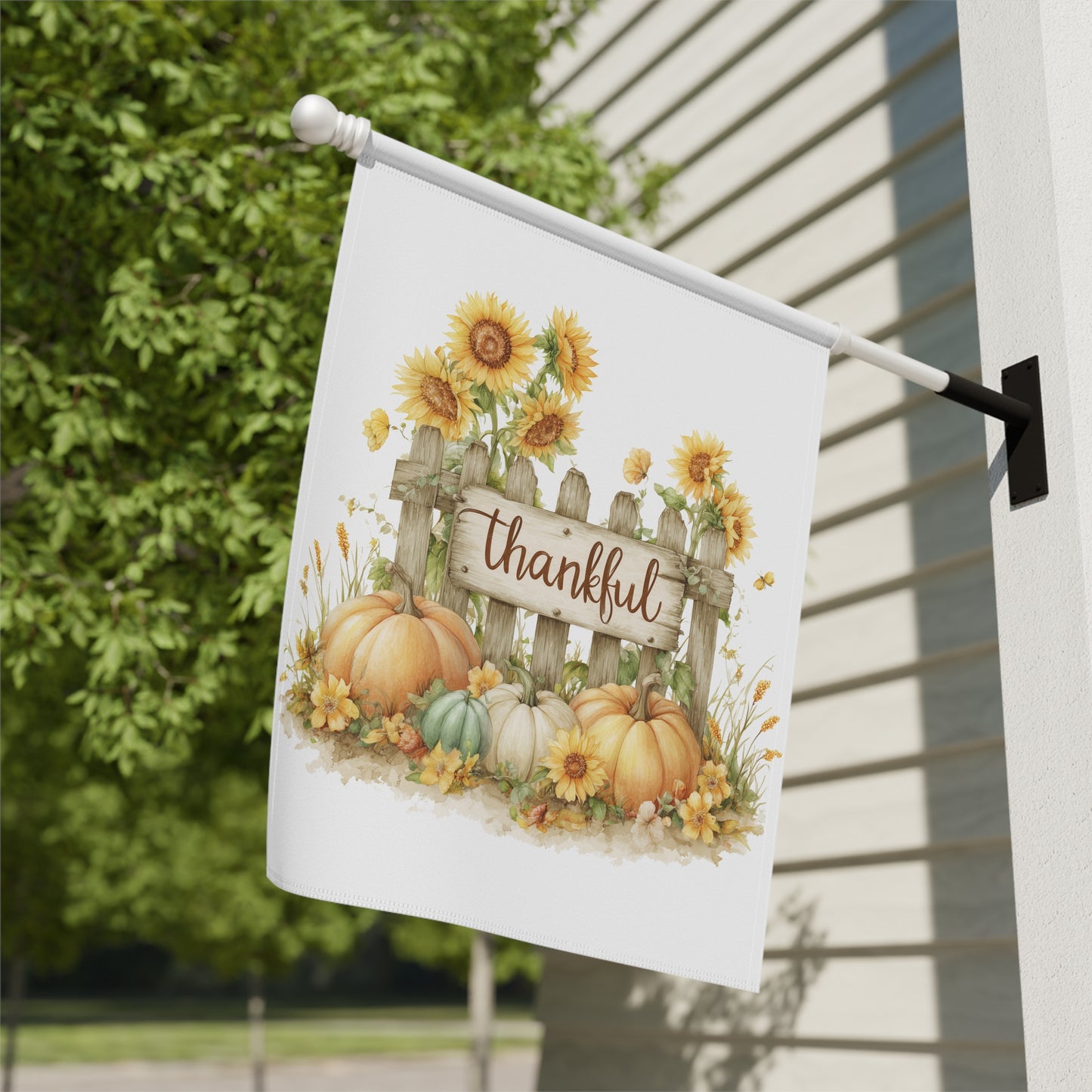 Thankful Harvest Garden Flag