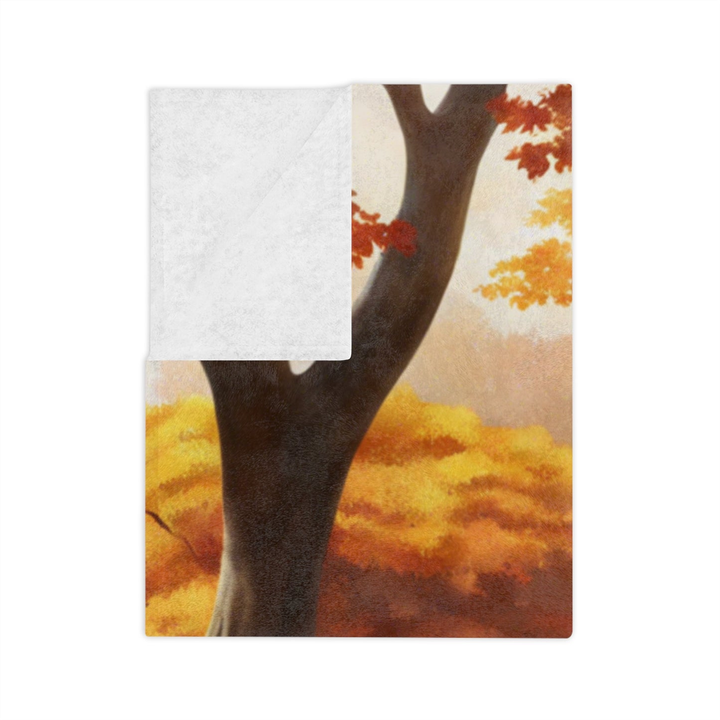 Autumn Park Velveteen Blanket