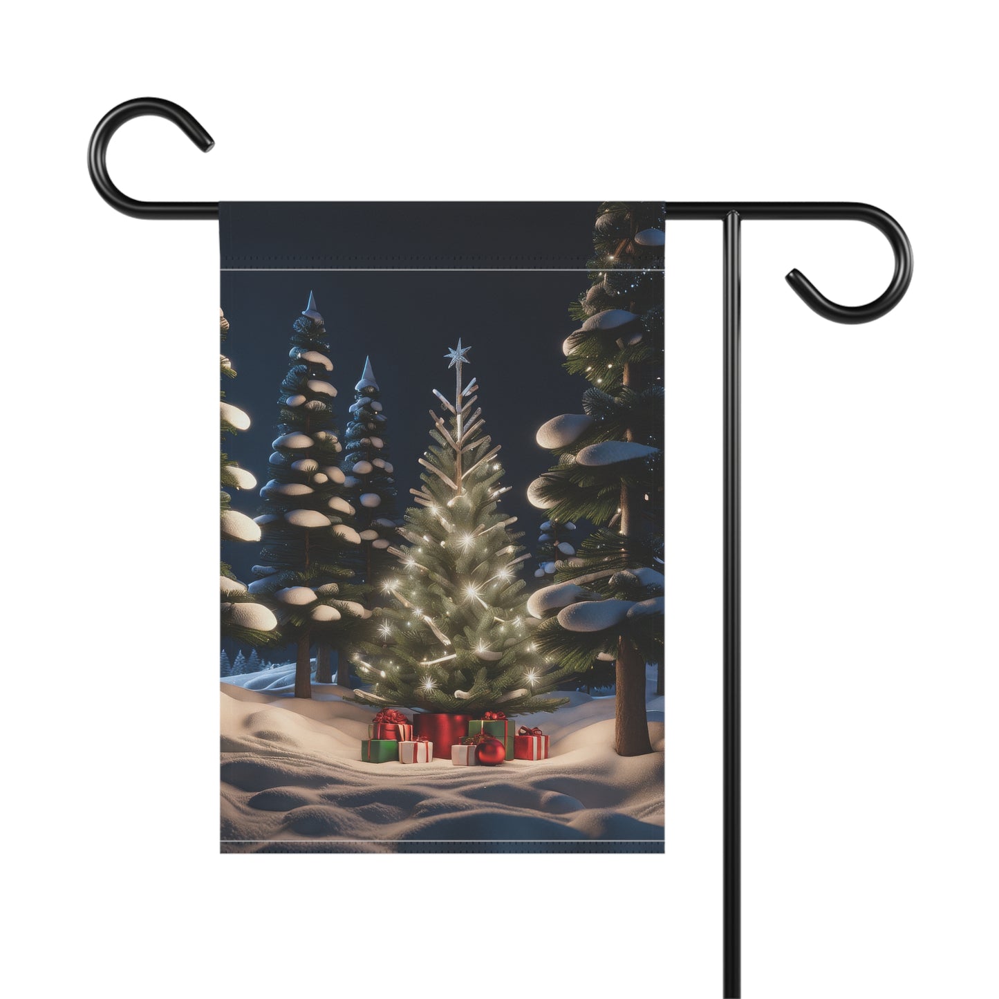 Christmas Forest Holiday Garden Flag/ House Banner