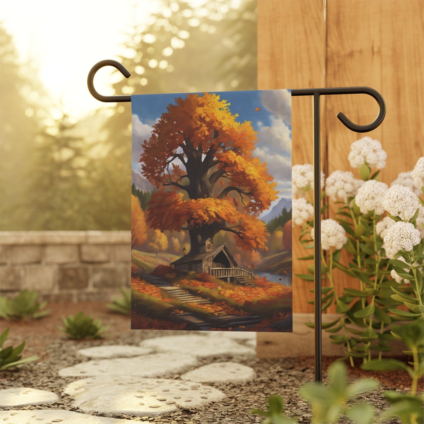 Autumn Scene Garden Flag