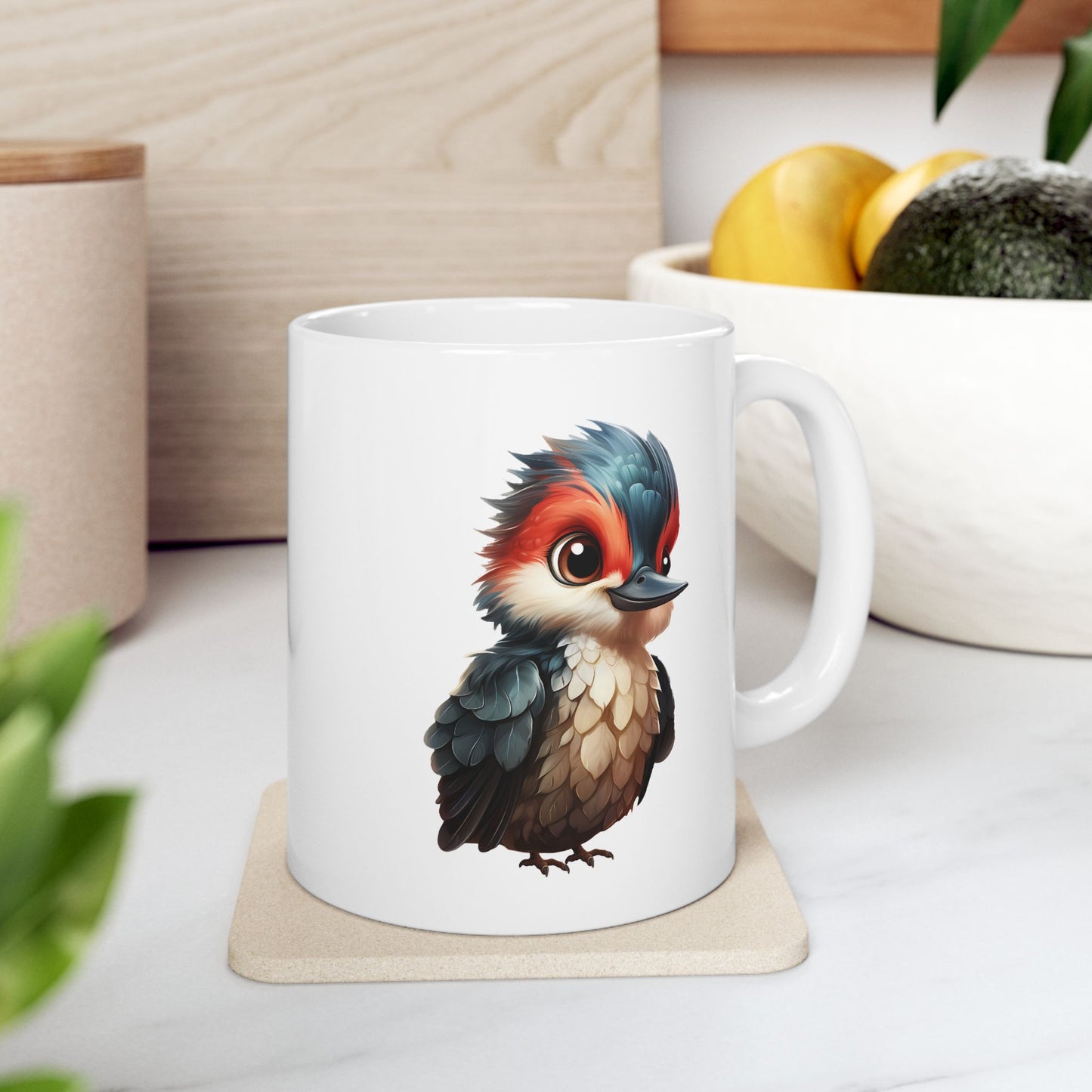 Funny Baby Woodpecker Coffee Mug