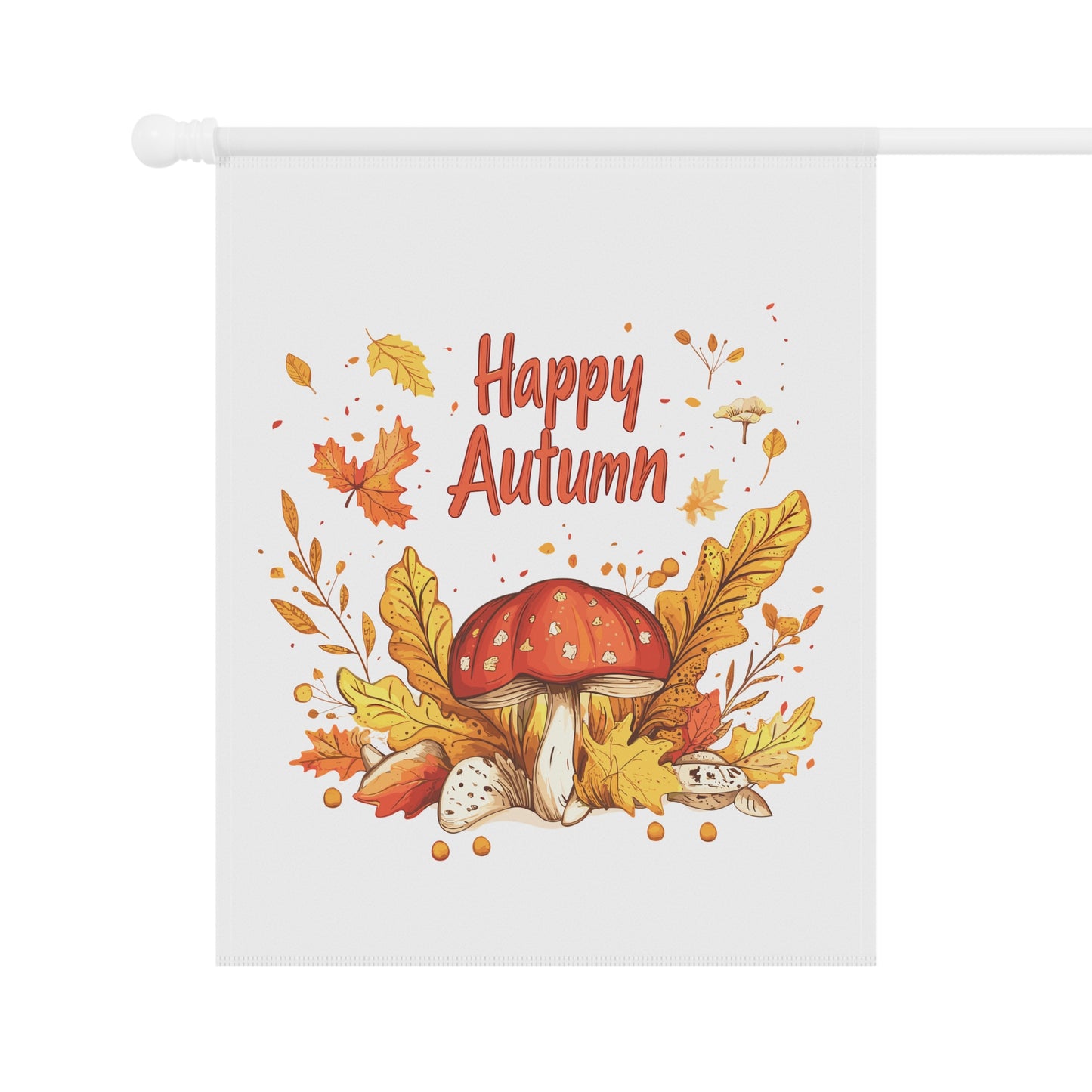 Cozy Autumn Garden Flag