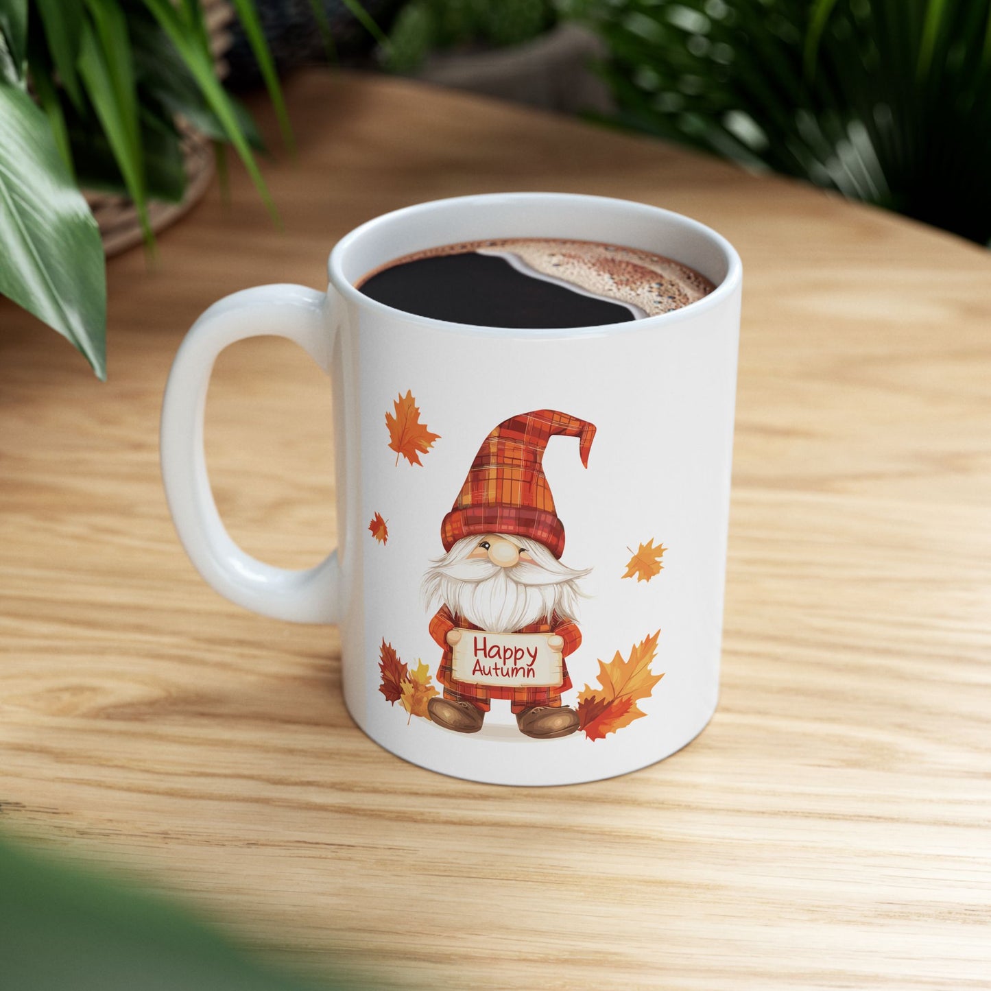 Happy Autumn Gnome Coffee Mug