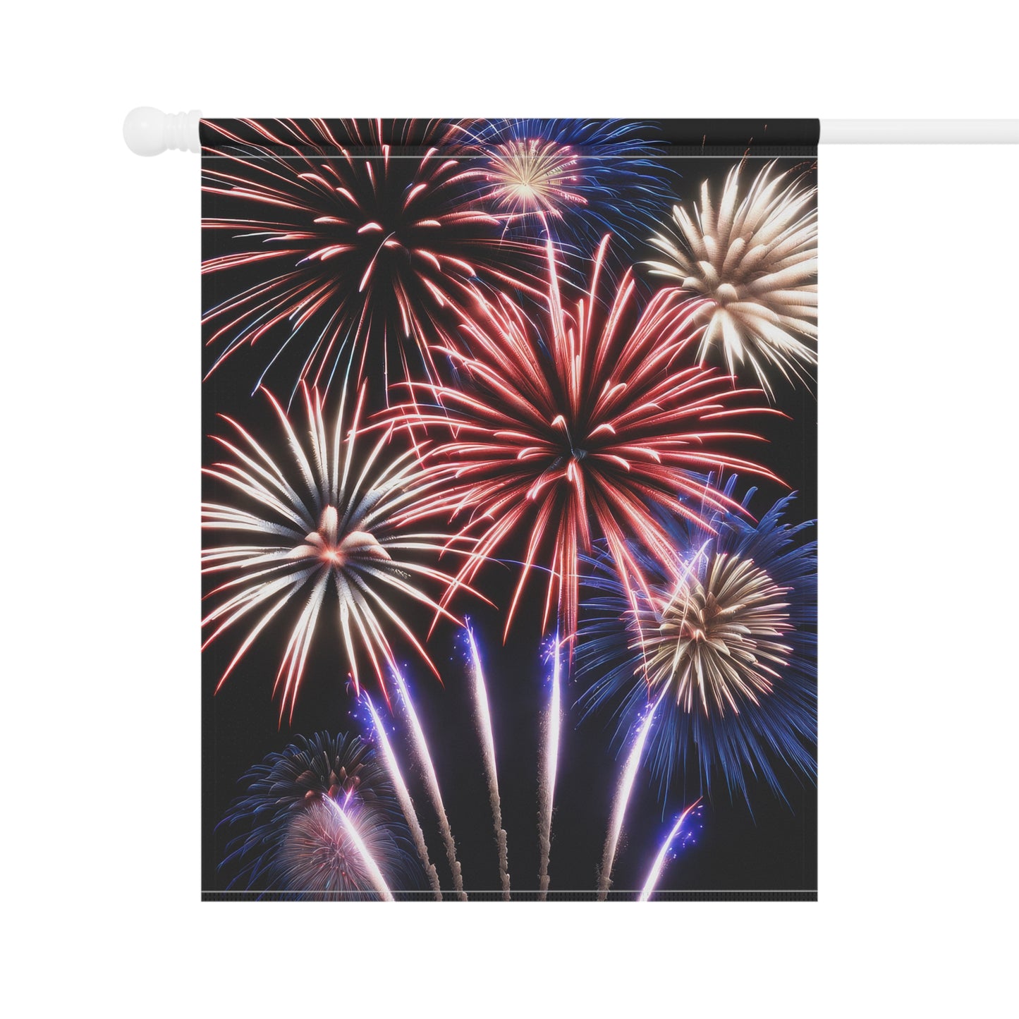 Beautiful Fireworks Garden Flag/House Banner
