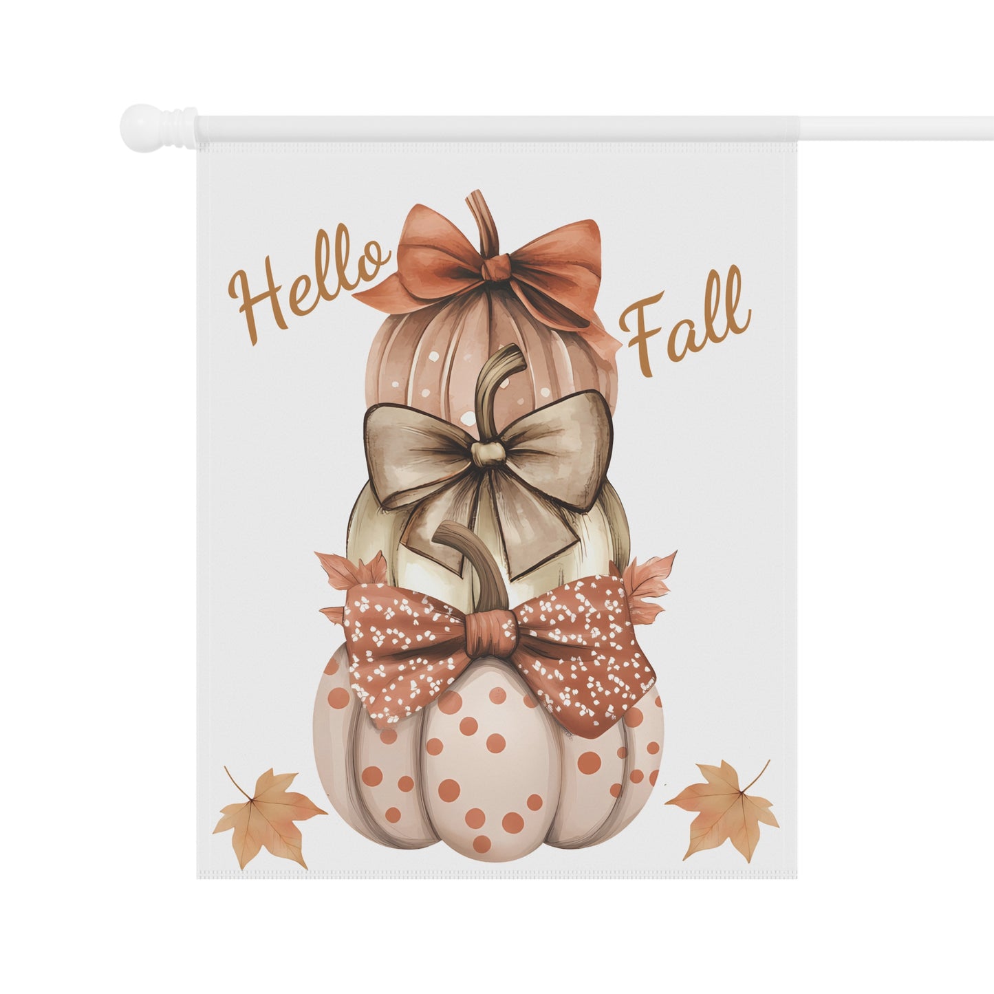 Hello Fall Pumpkin Flag