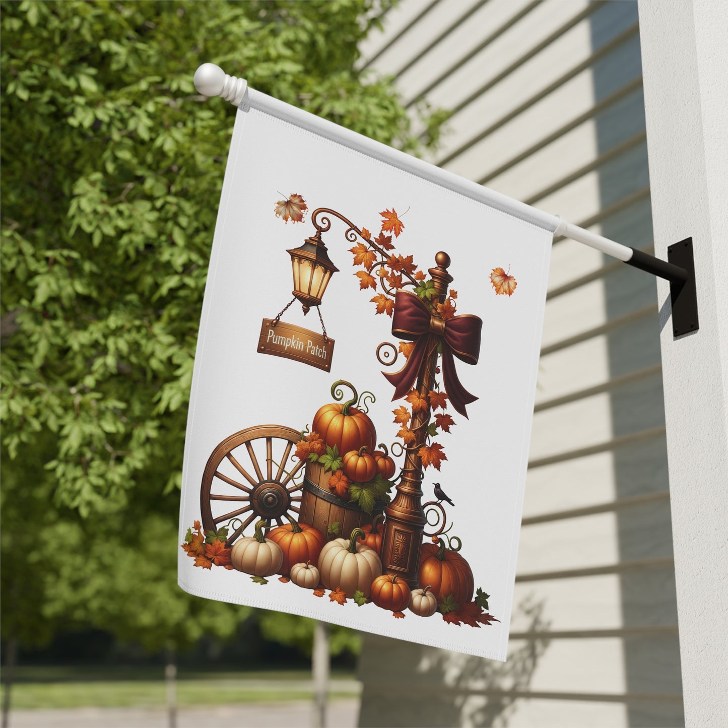 Pumpkin Patch Fall Garden Flag