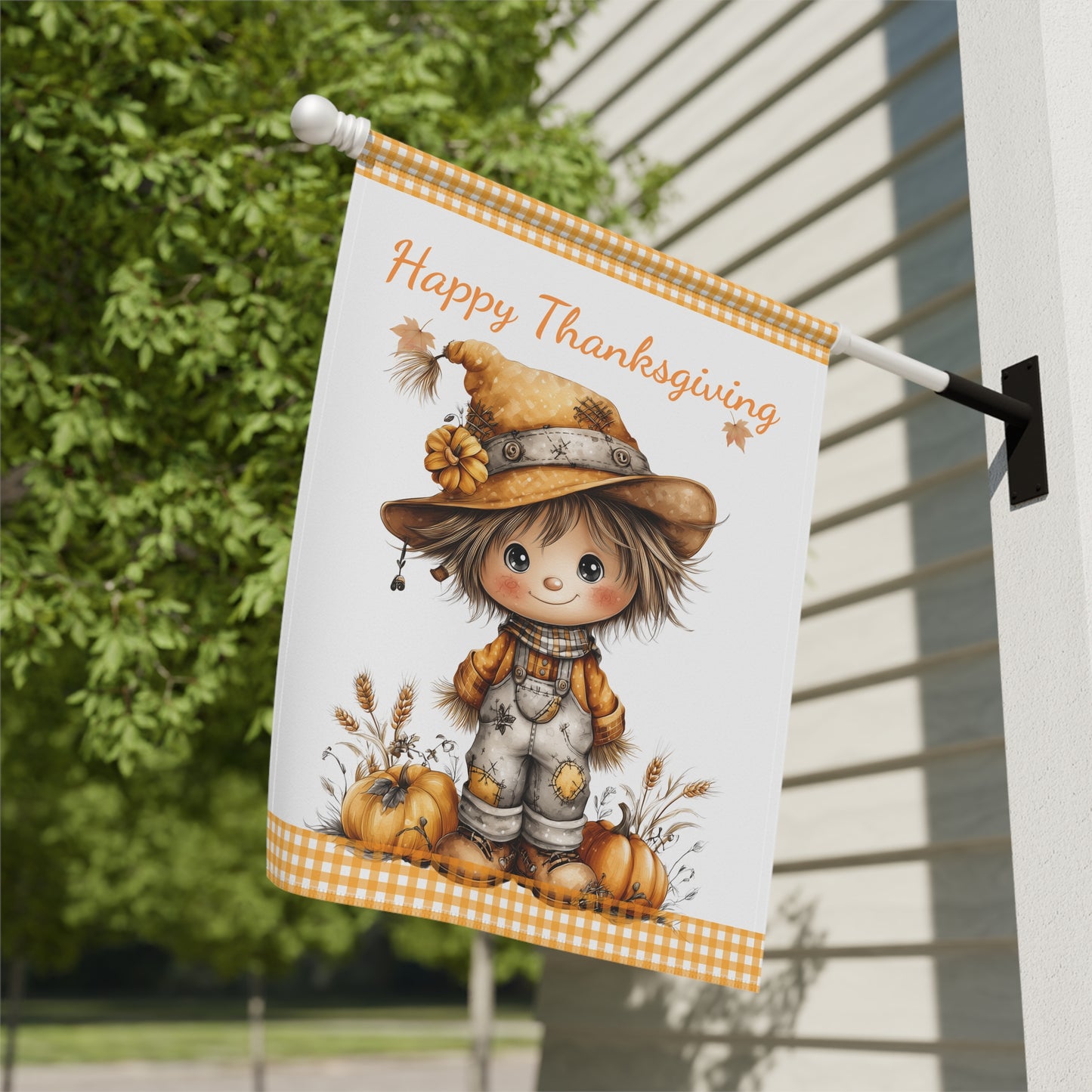 Scarecrow Garden Flag