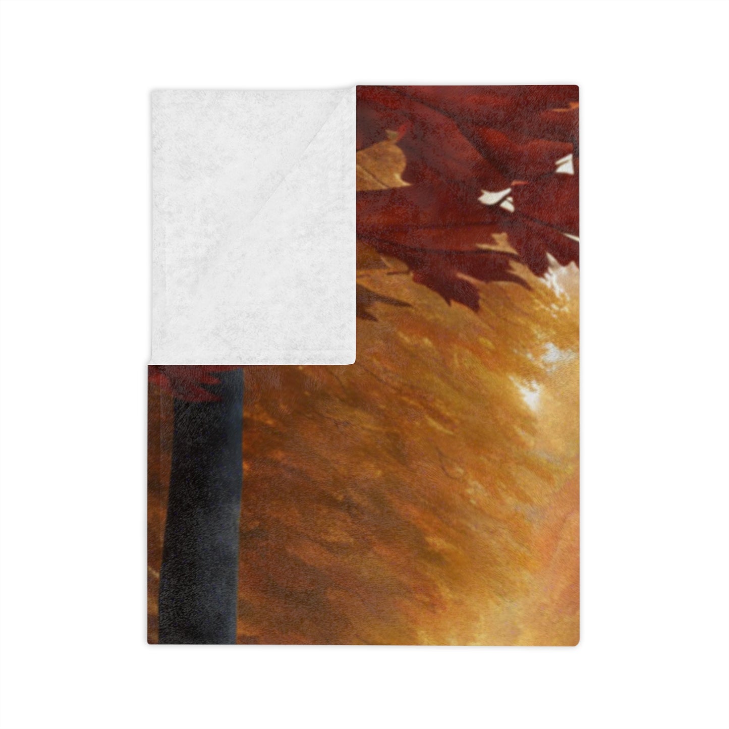 Cozy Autumn Velveteen Blanket