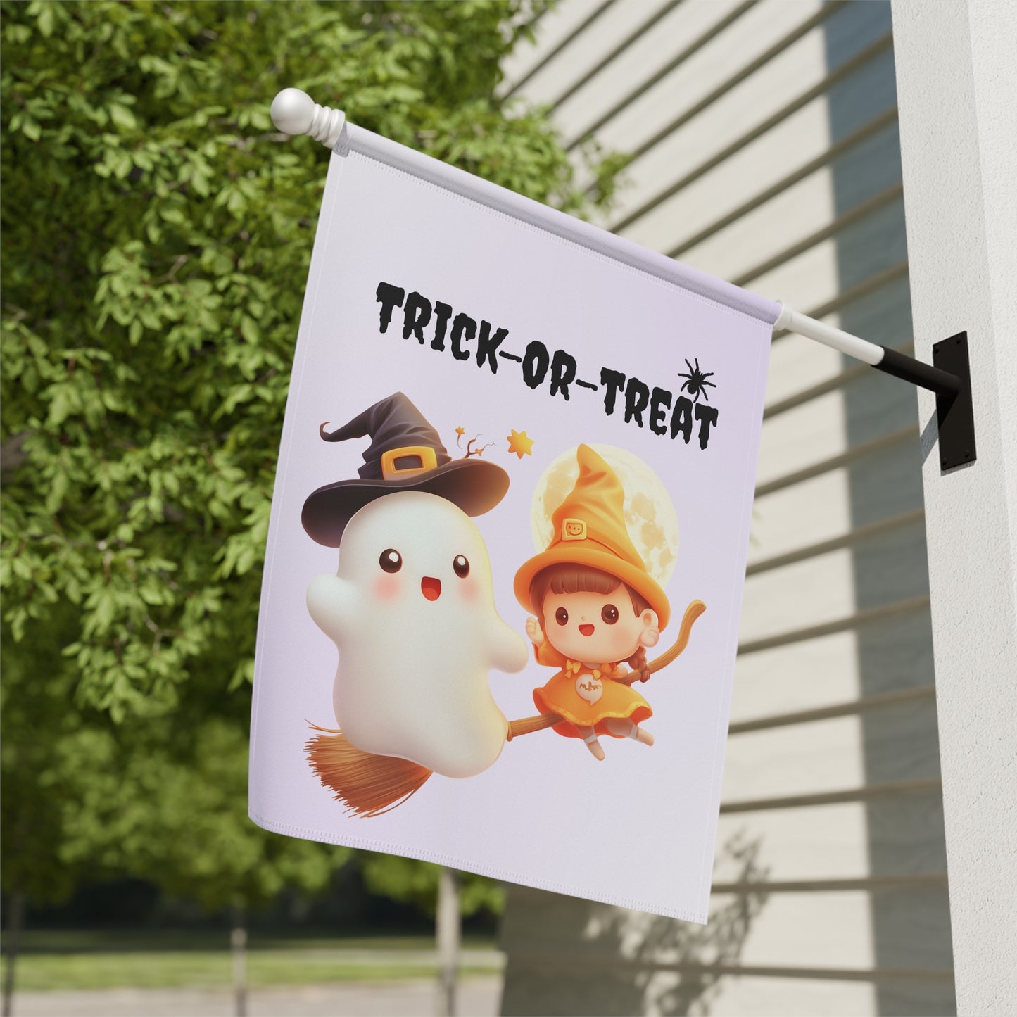Little Witch Garden Flag