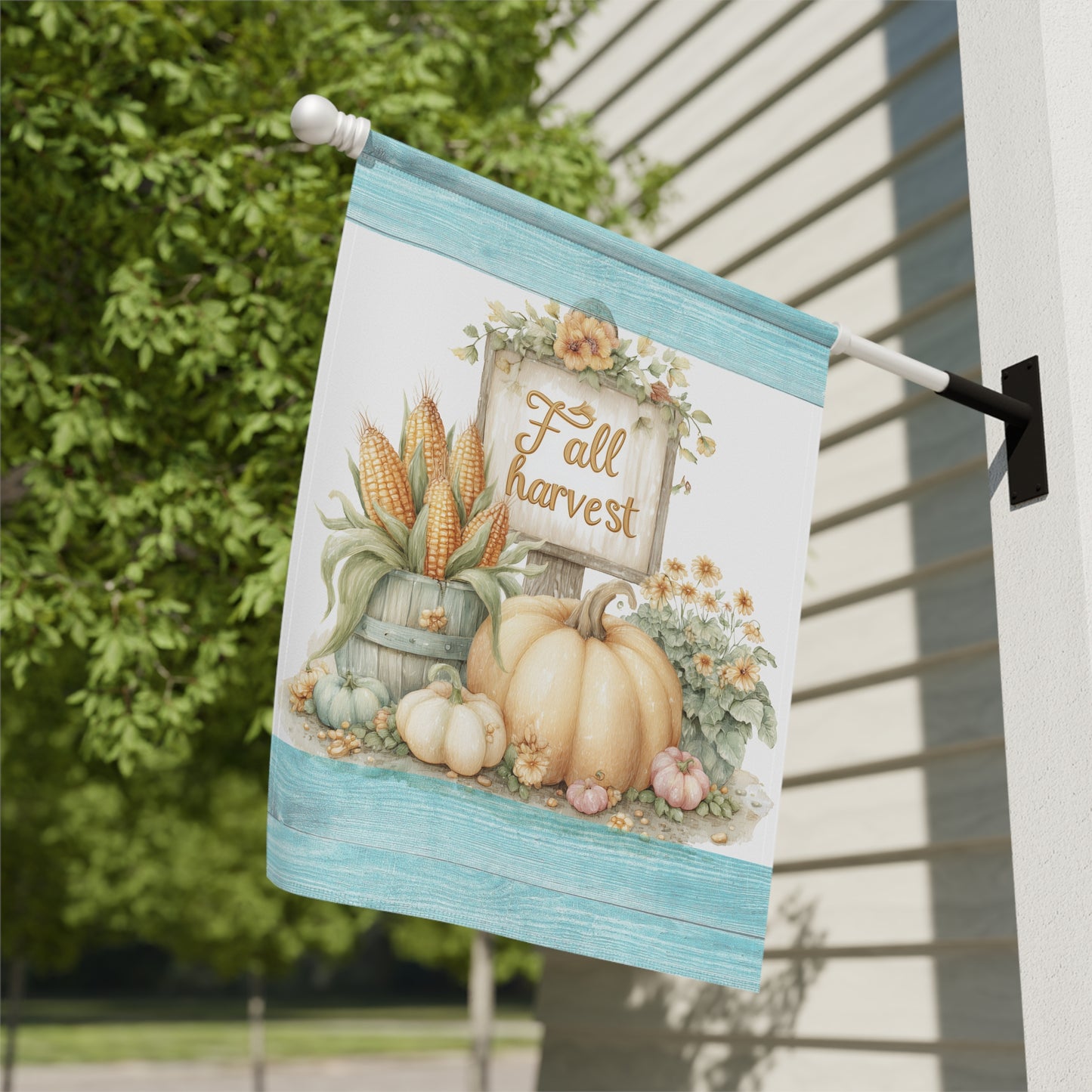 Fall Harvest Garden Flag