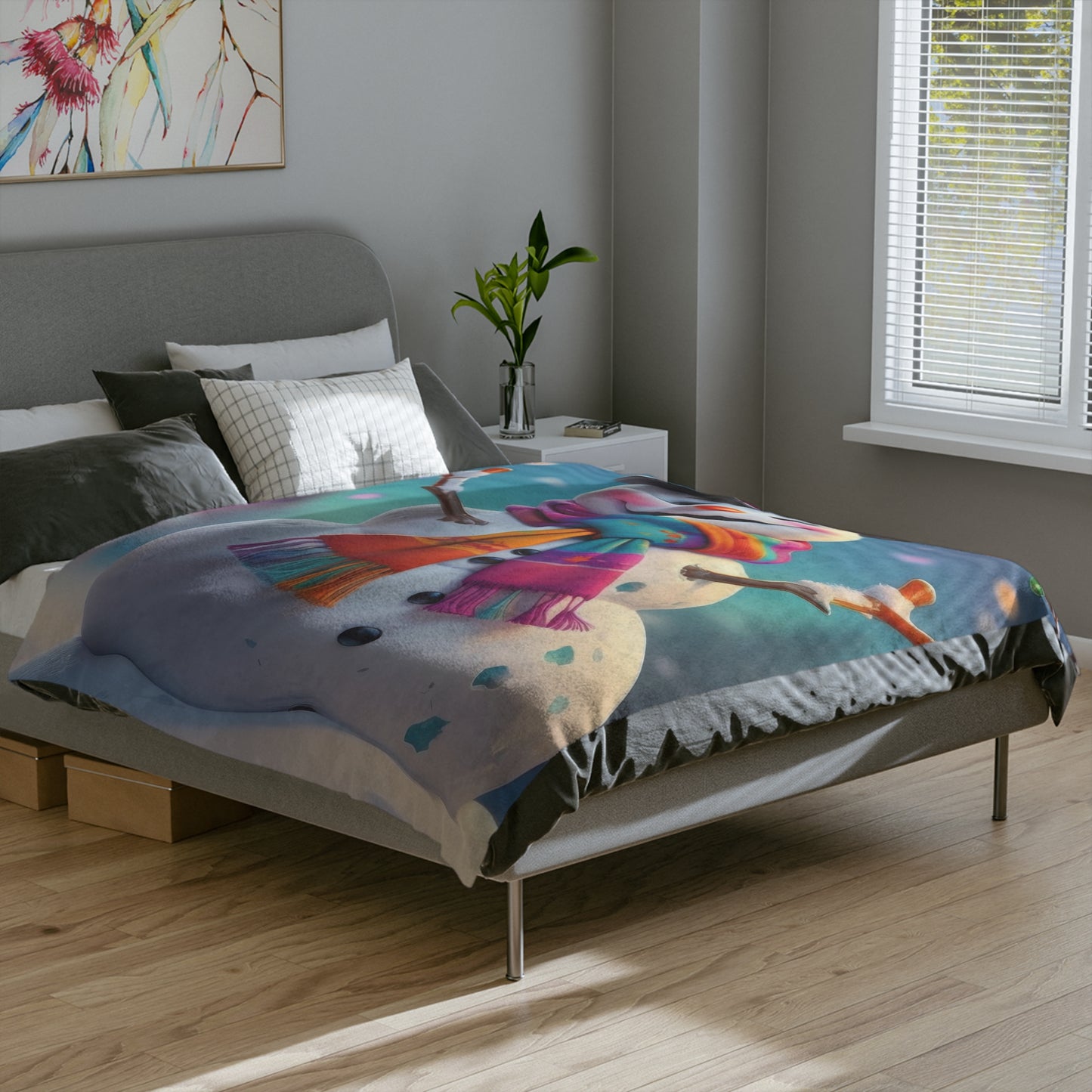 Festive Winter Holiday Throw