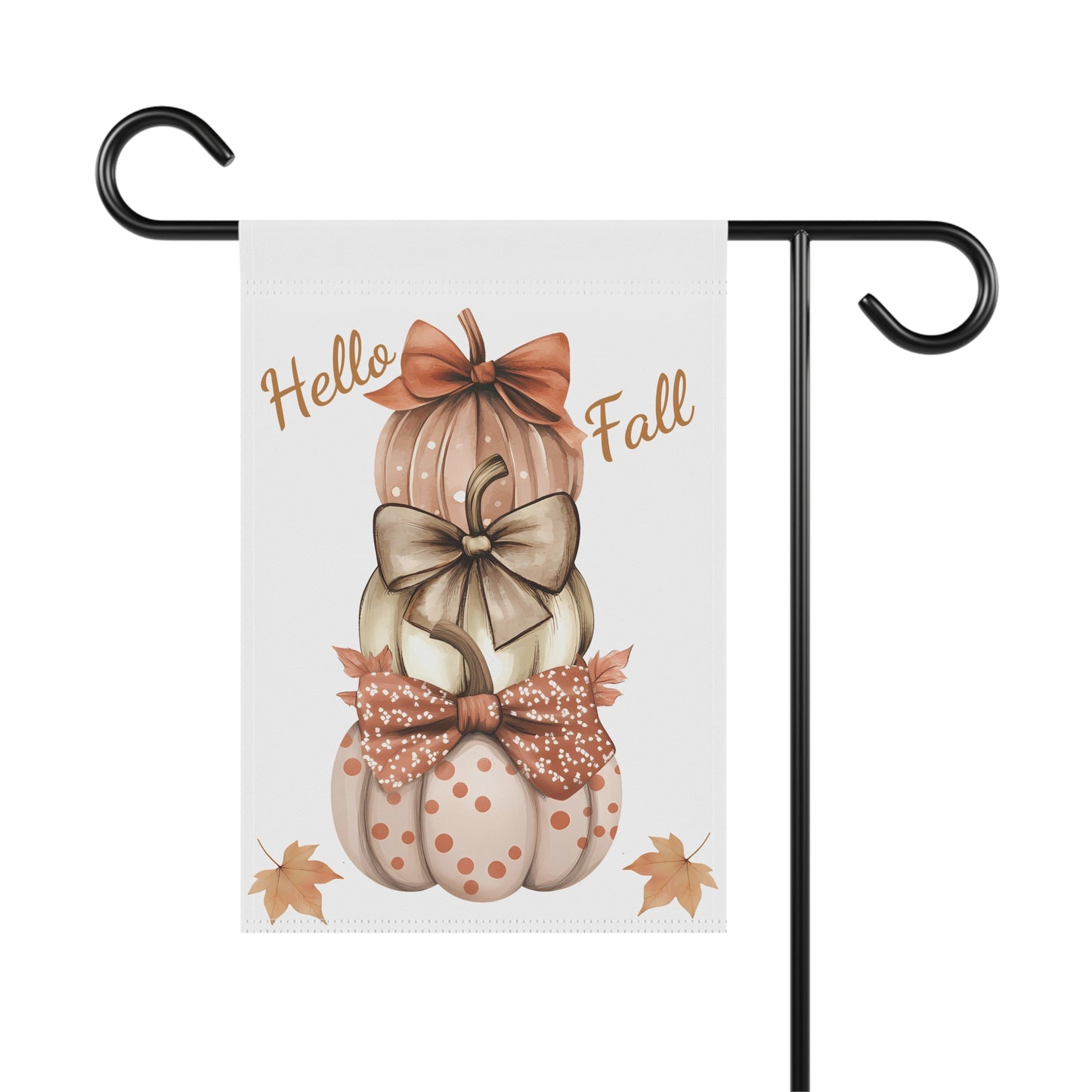 Hello Fall Pumpkin Flag