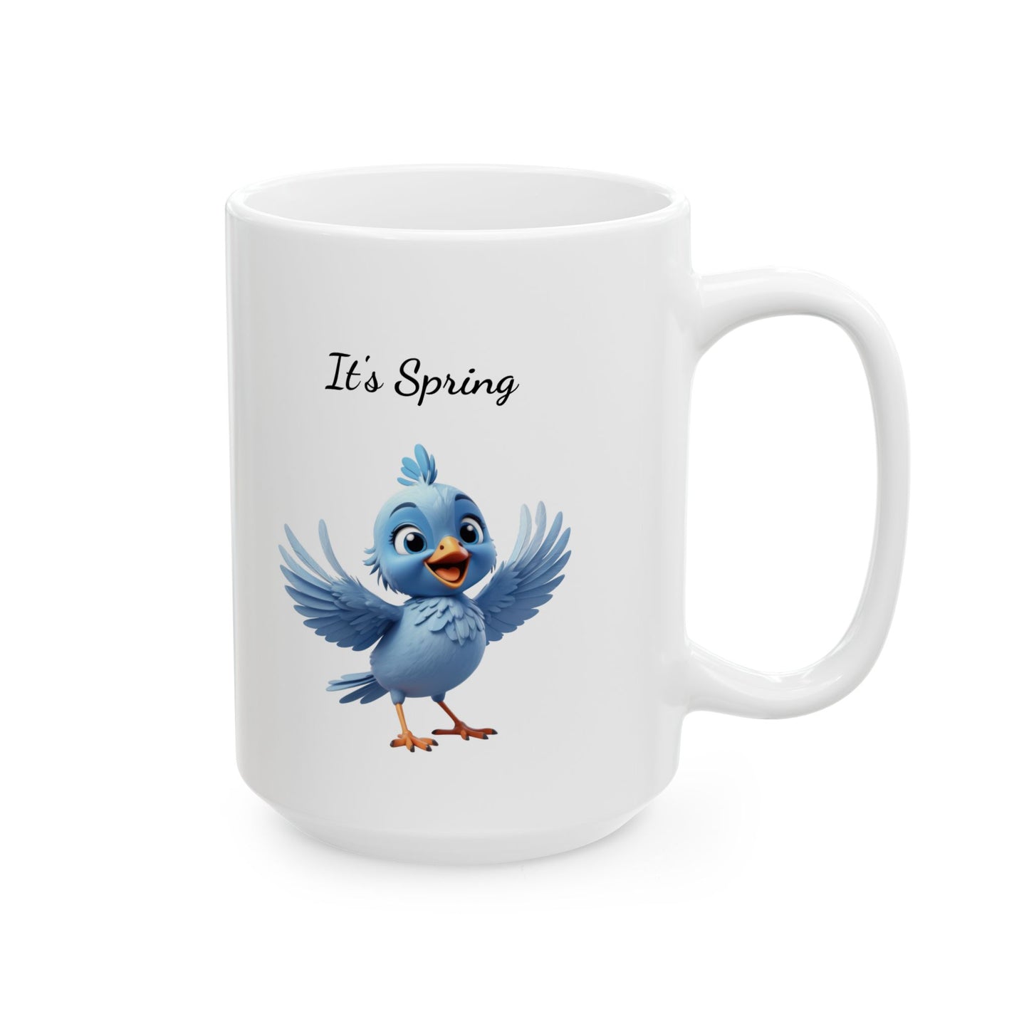 "It's Spring!" Blue Bird Coffee Mug |