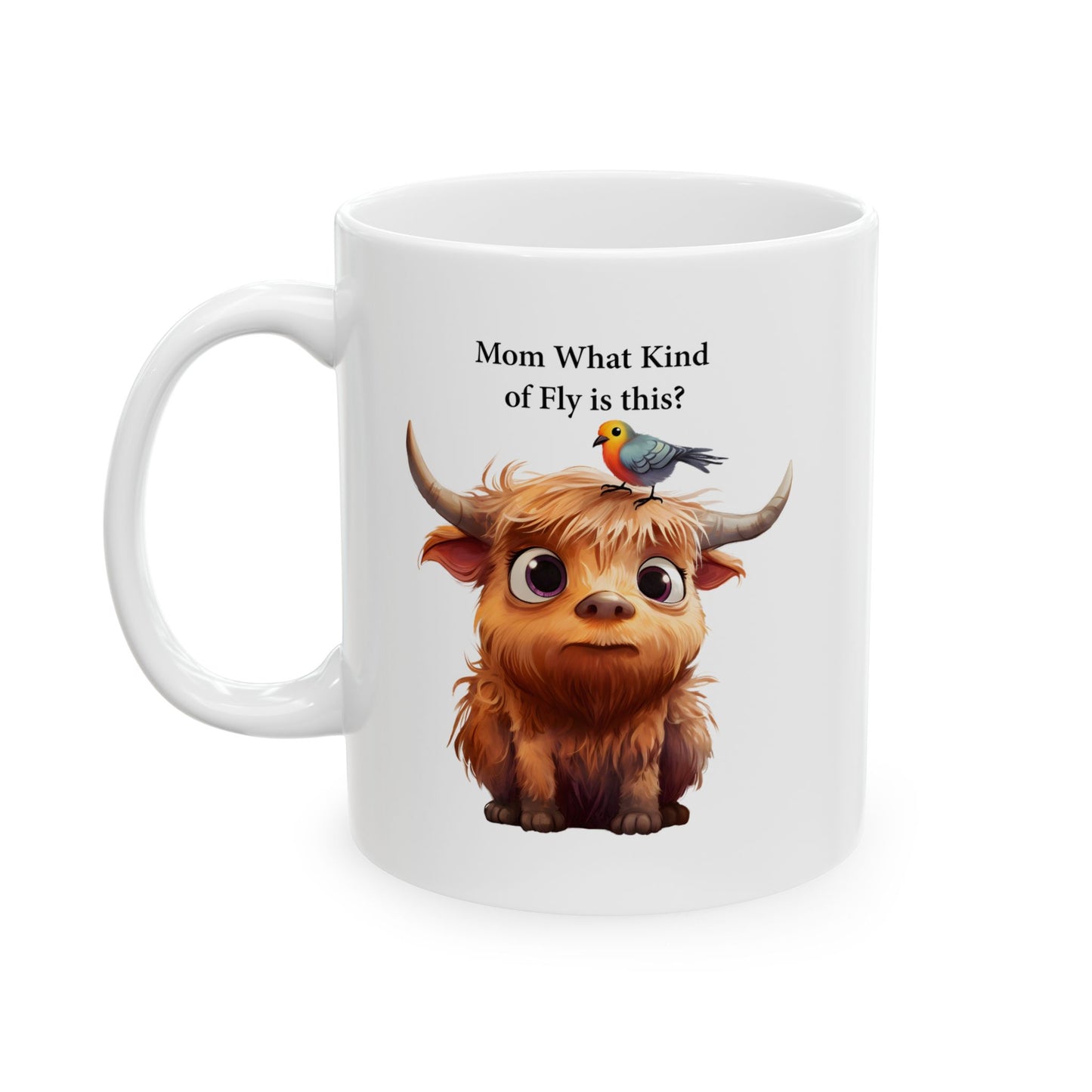 Funny Highland Cow Coffee Mug