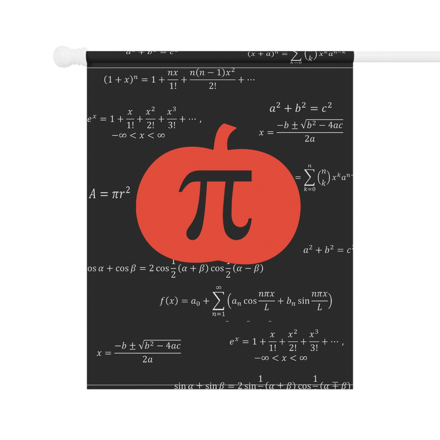 Pumpkin PI Garden Flag for Teachers