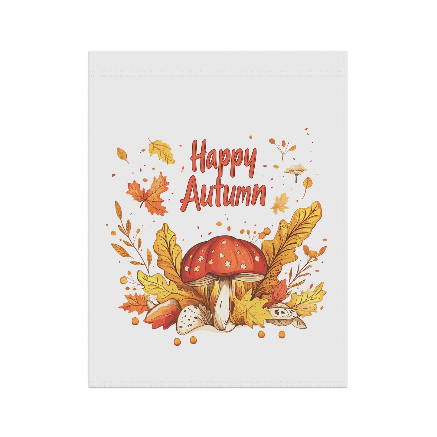 Cozy Autumn Garden Flag