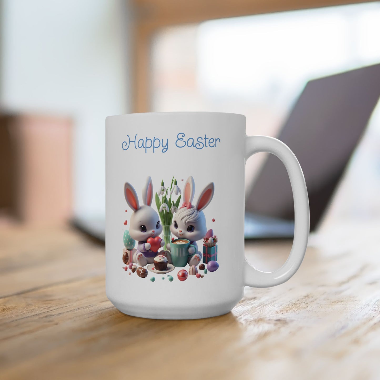 Adorable Easter Bunny Coffee Mug