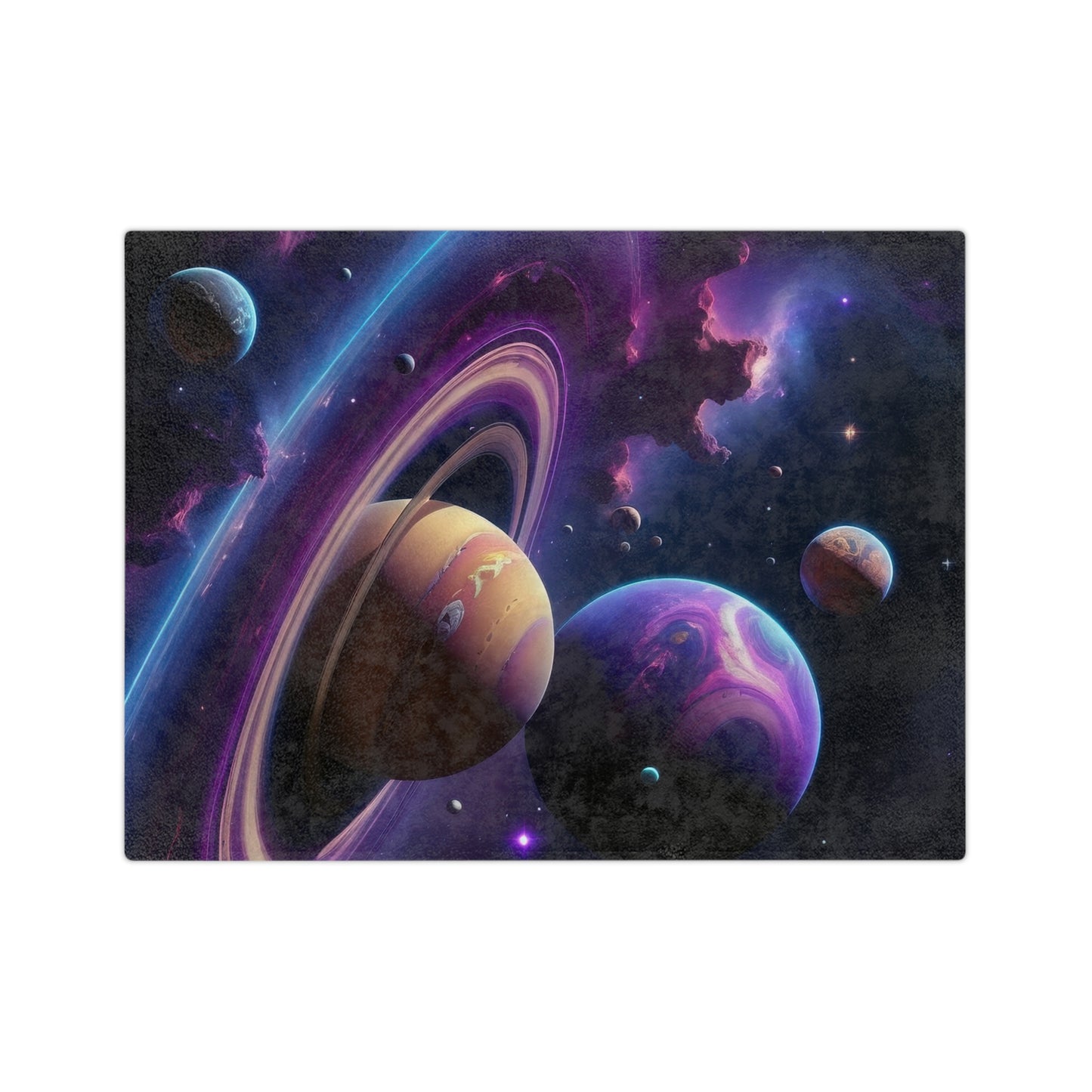 Nebula Dreamscape Velveteen Blanket