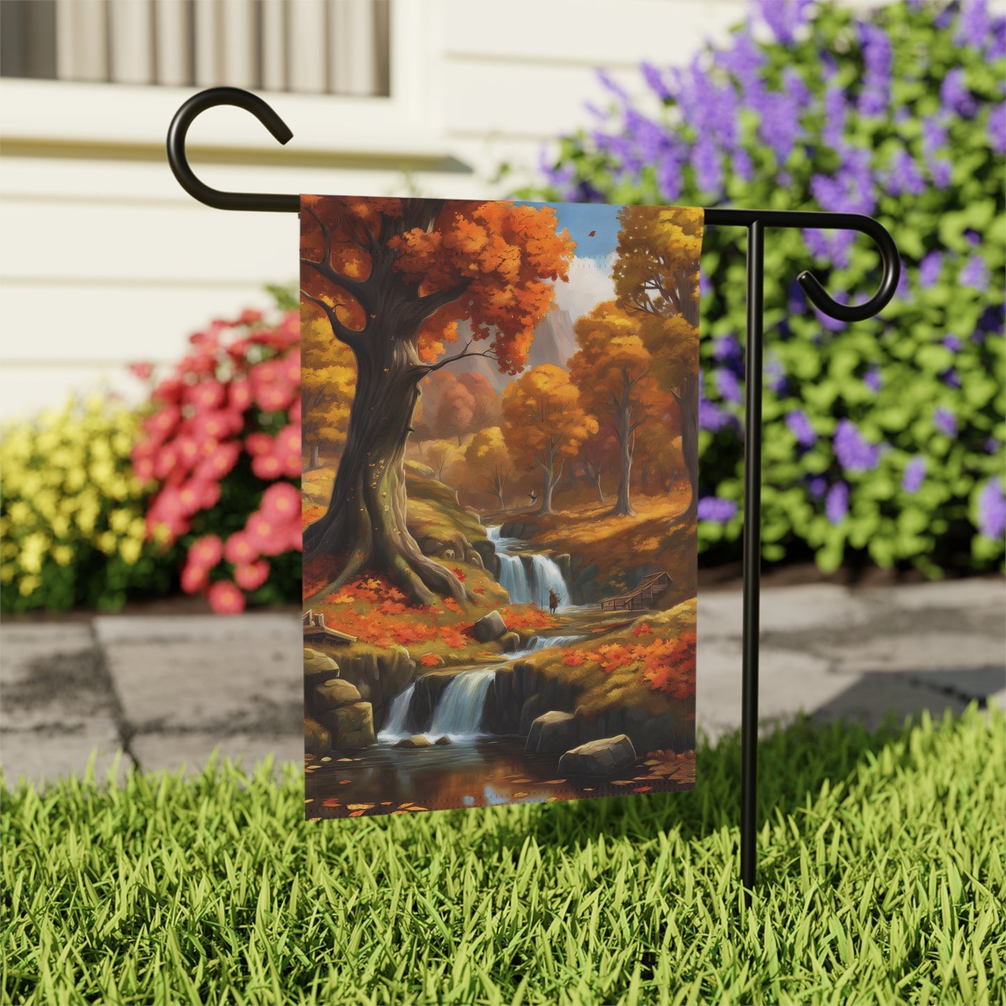 Fall Harvest Garden Flag