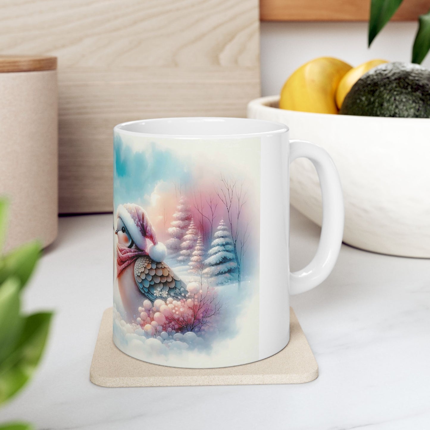 Winter Birds Coffee Mug