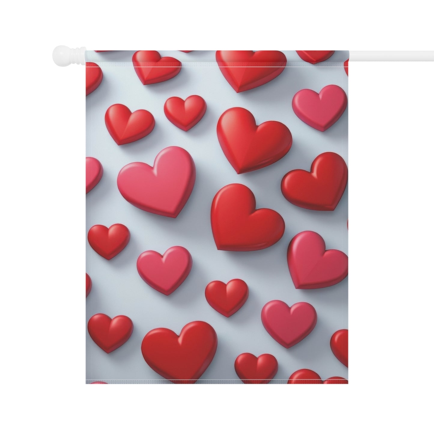 Red & Pink Hearts Valentine’s Day Garden Flag