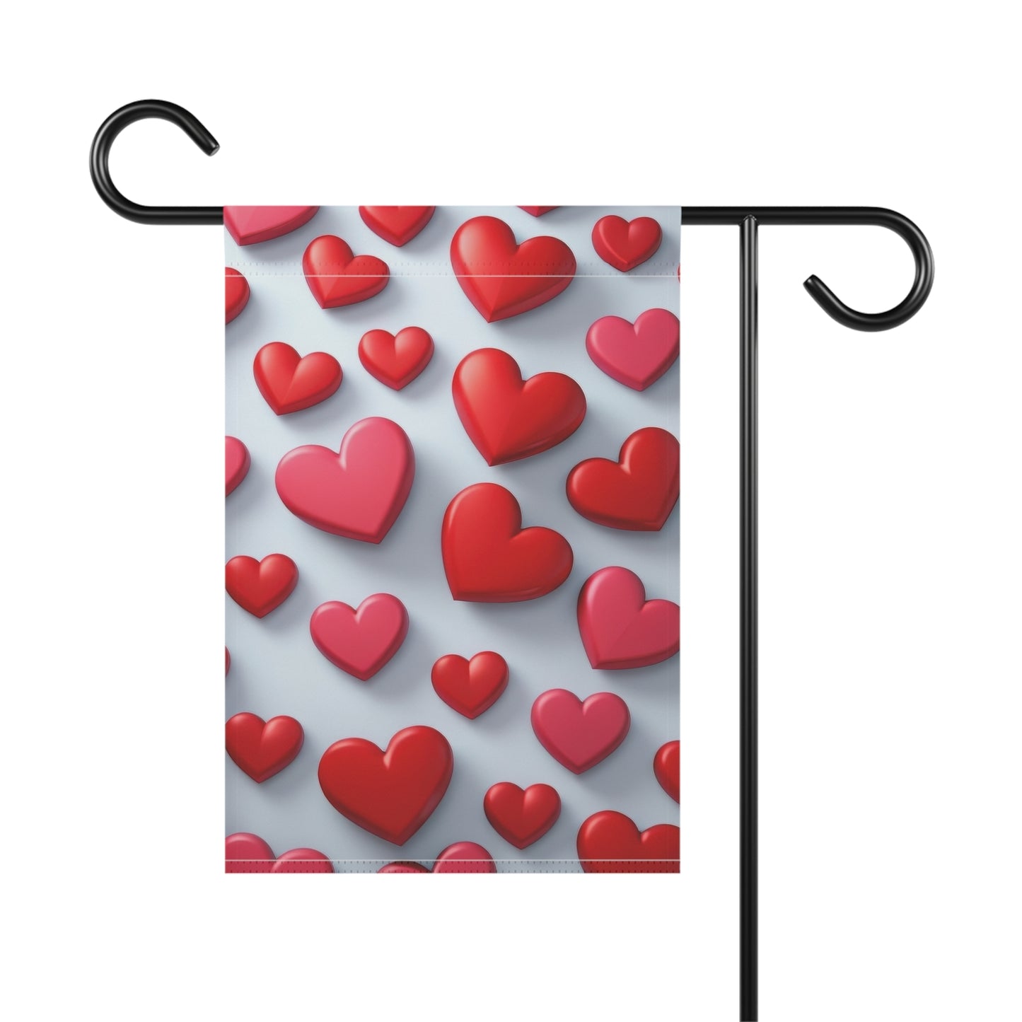 Red & Pink Hearts Valentine’s Day Garden Flag