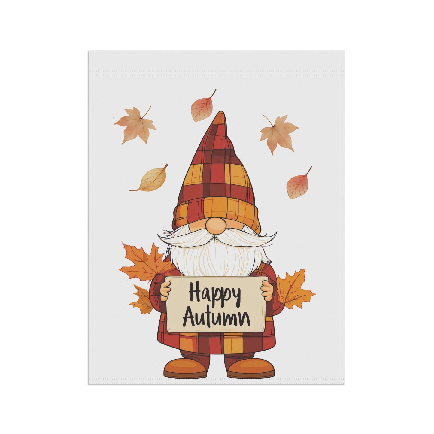 Happy Autumn Gnome Garden Flag