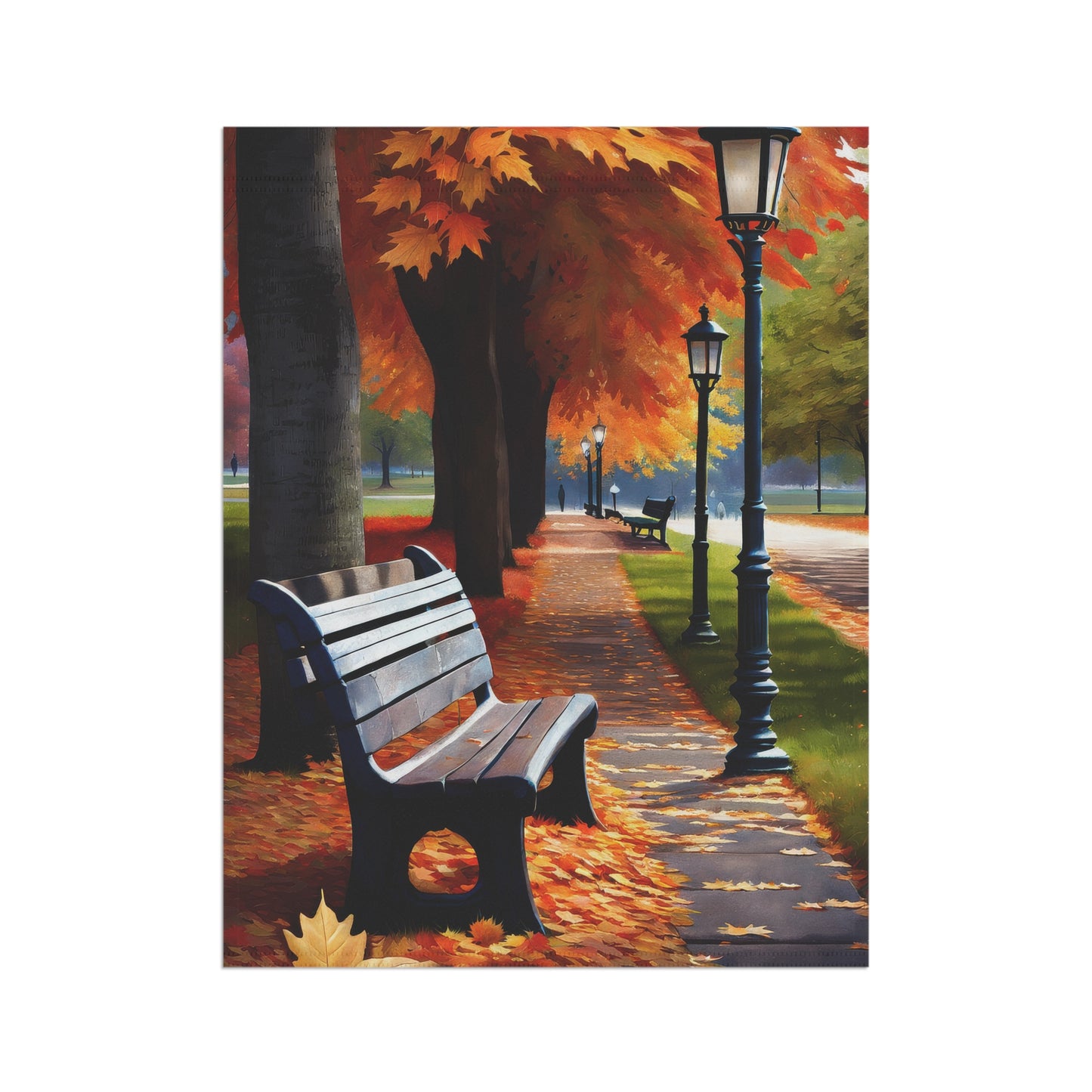 Charming Colorful Fall Garden Flag/House Banner