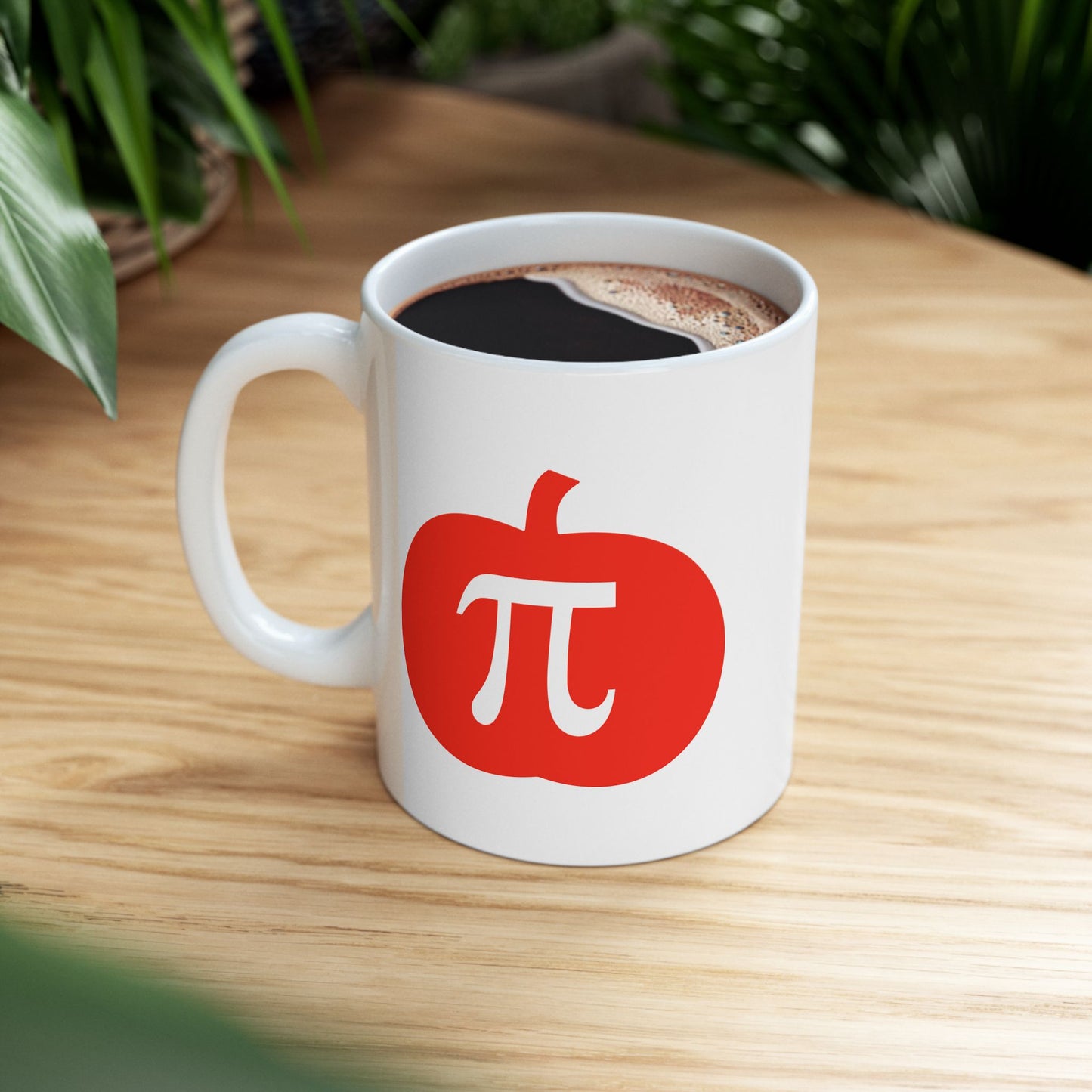 "Pumpkin Pi" Math & Fall Coffee Mug