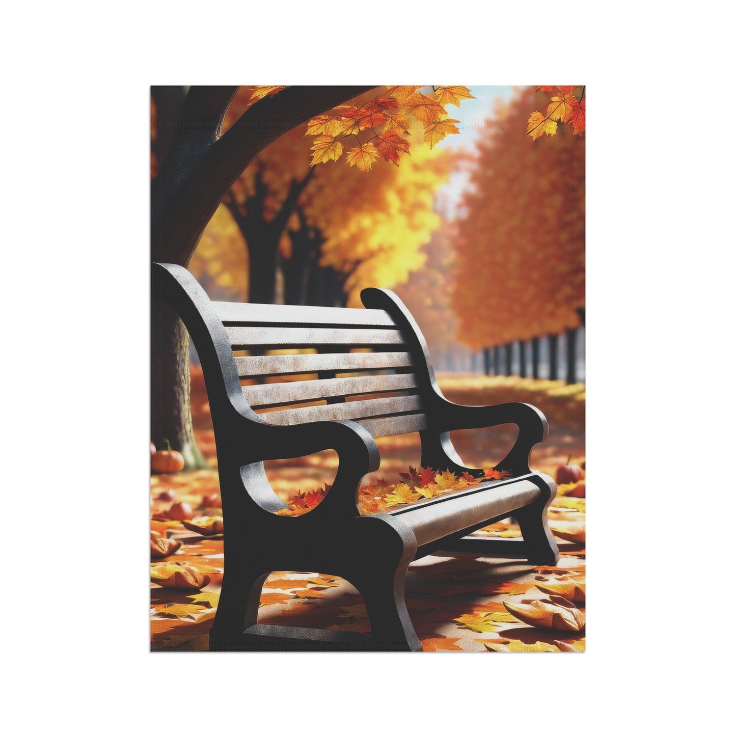Autumn in the Park Garden Flag