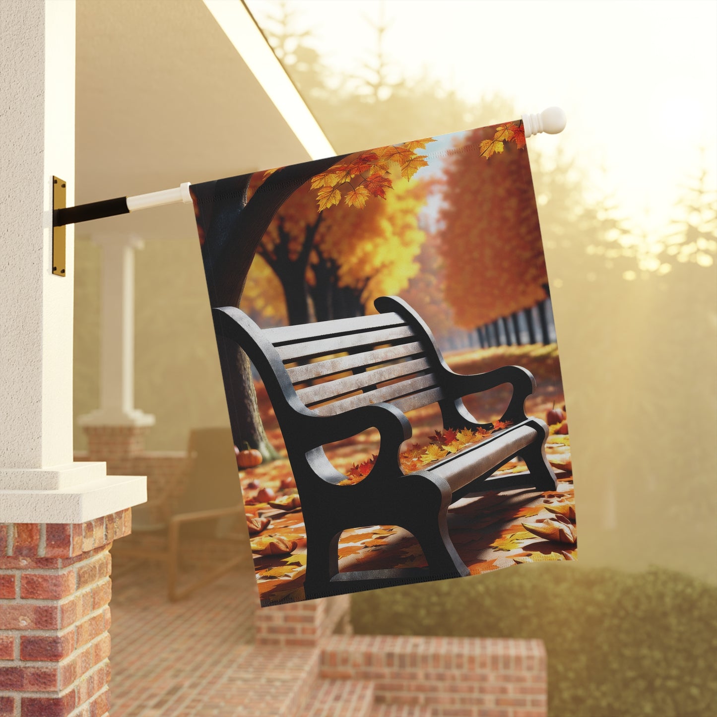 Autumn in the Park Garden Flag