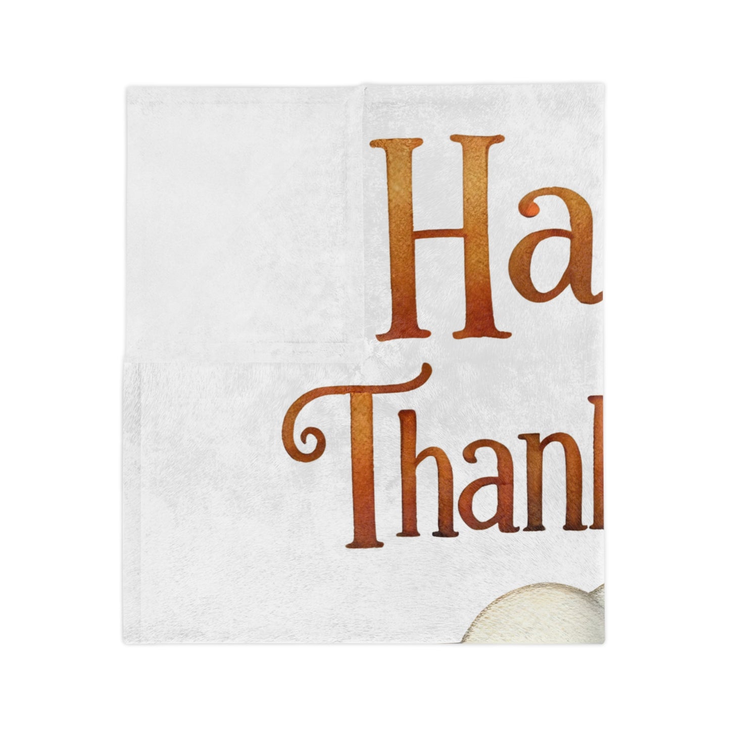 Happy Thanksgiving Chef Turkey Velveteen Blanket