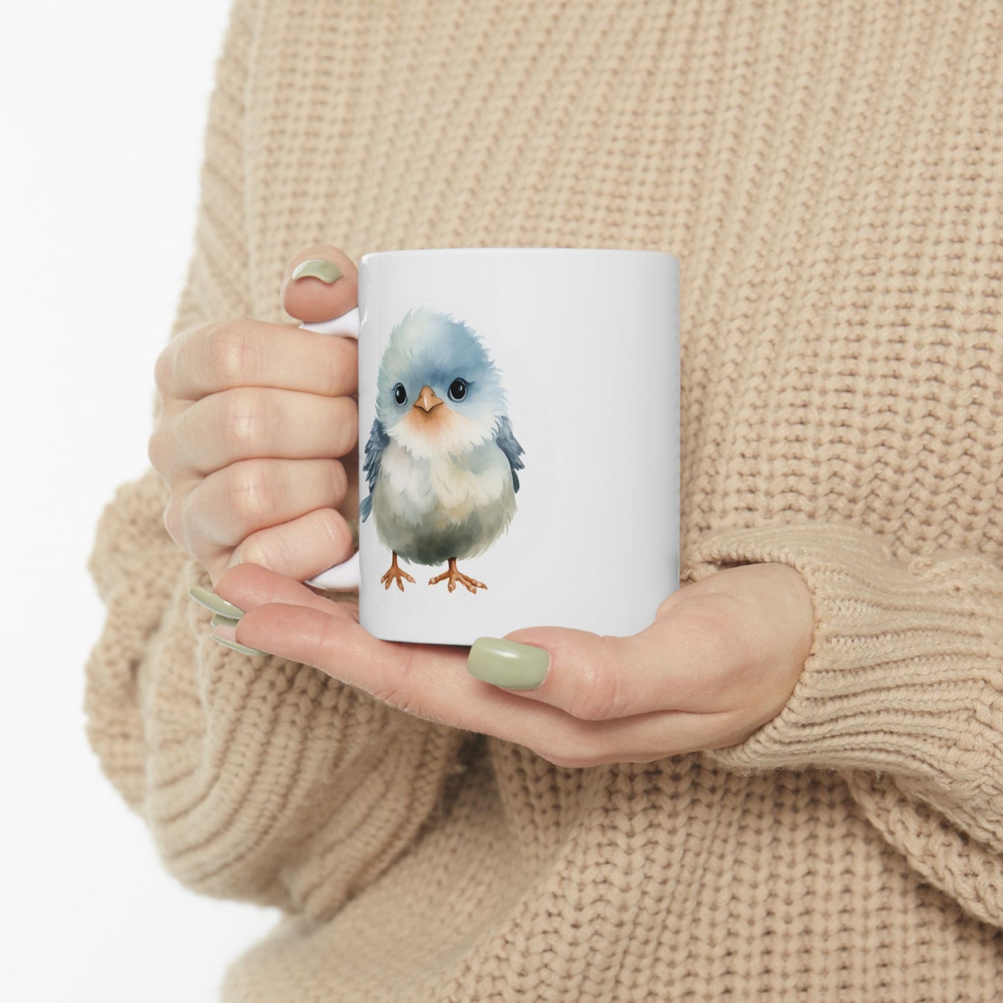 Cute Baby Sparrow Coffee Mug