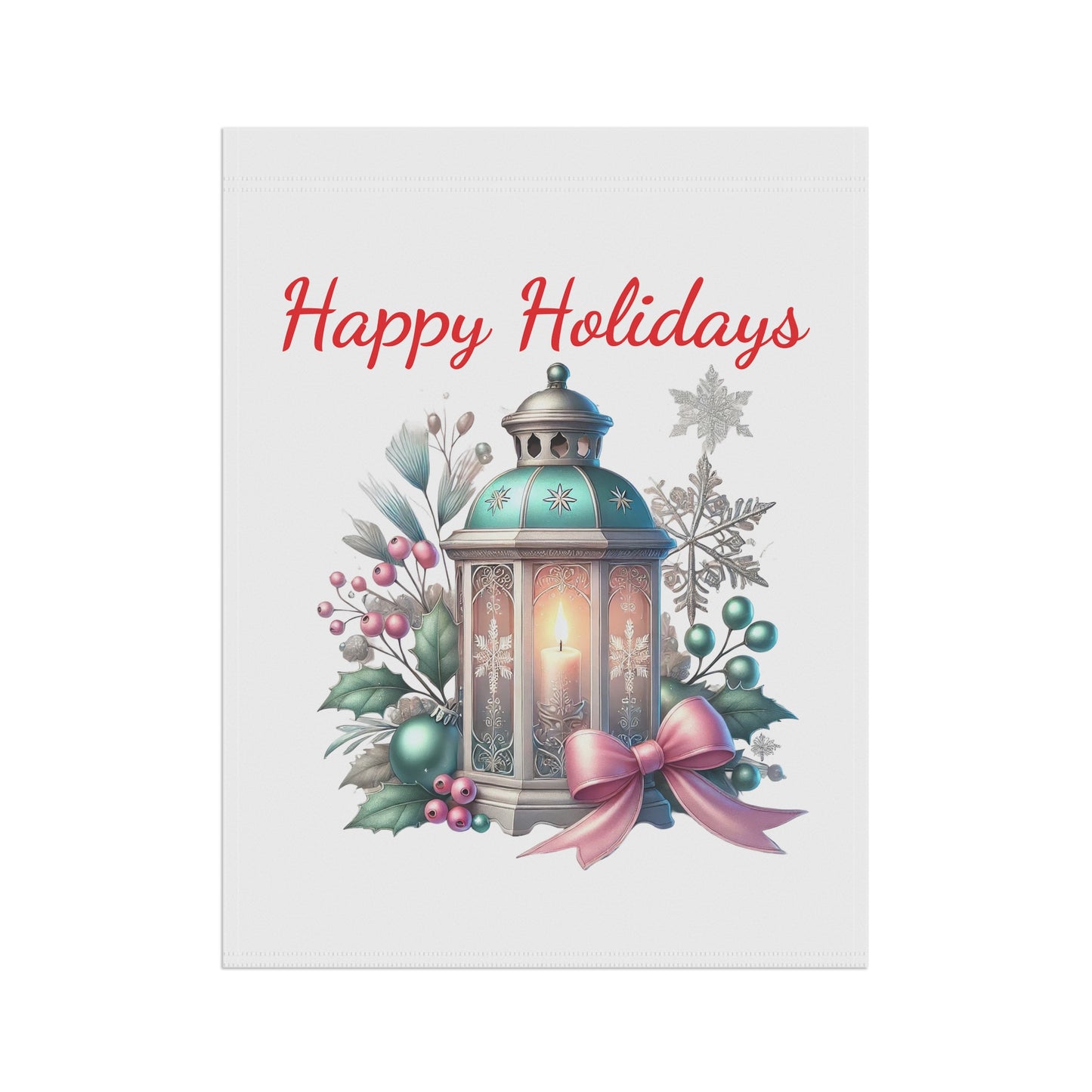 Christmas Lantern Garden Flag