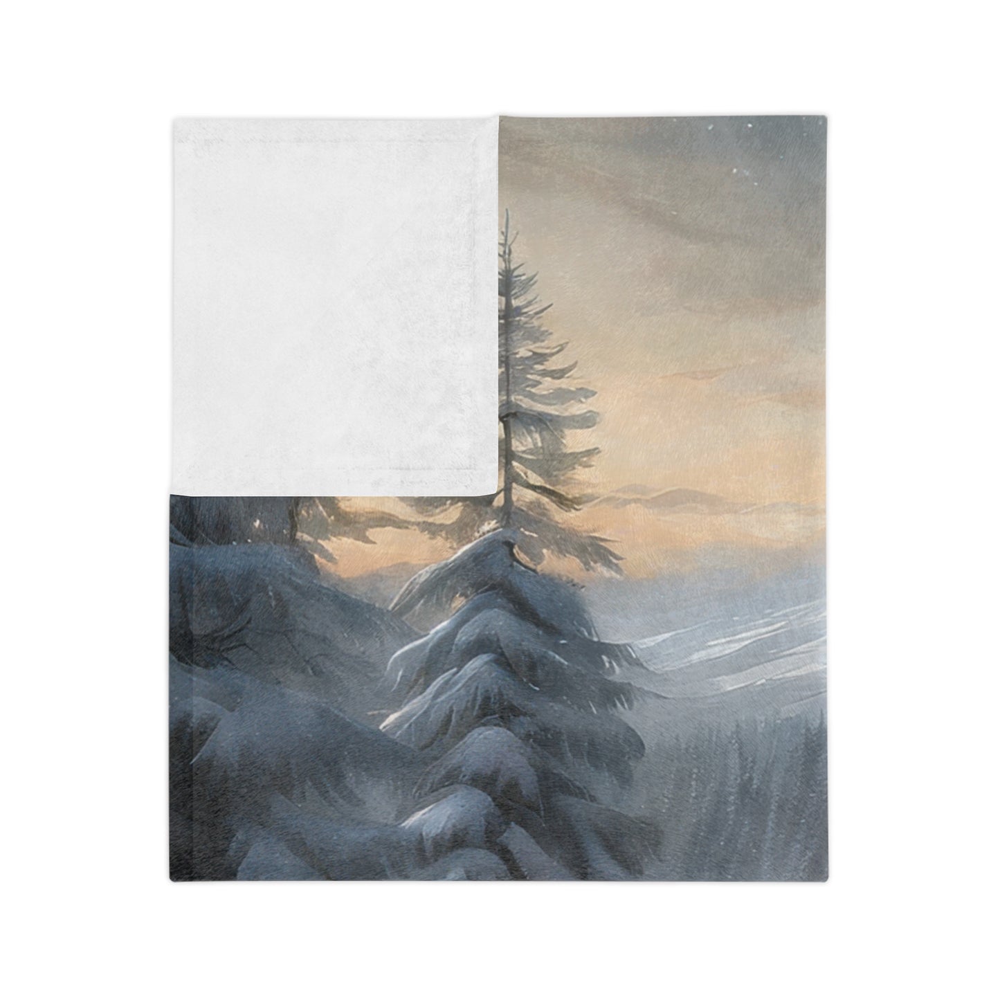 Festive Lodge Velveteen Blanket