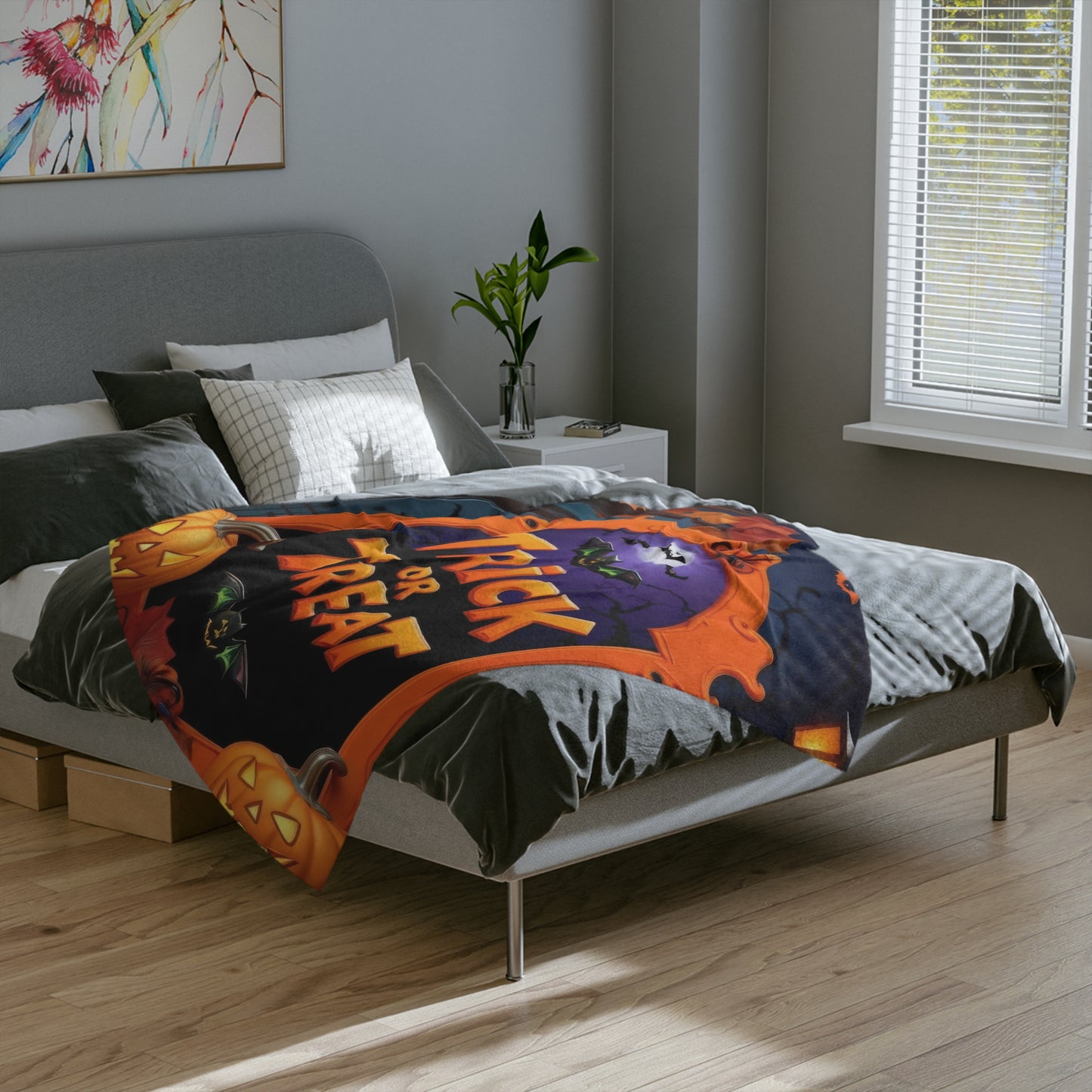 Trick or Treat Halloween Blanket