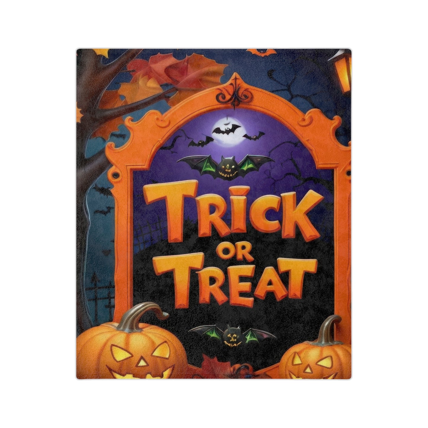 Trick or Treat Halloween Blanket