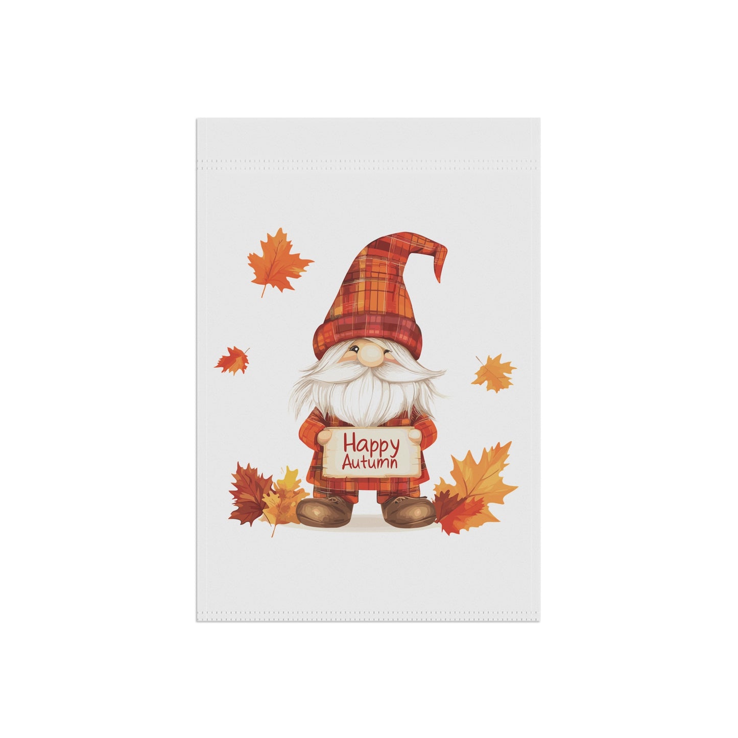 Happy Autumn Gnome Garden Flag