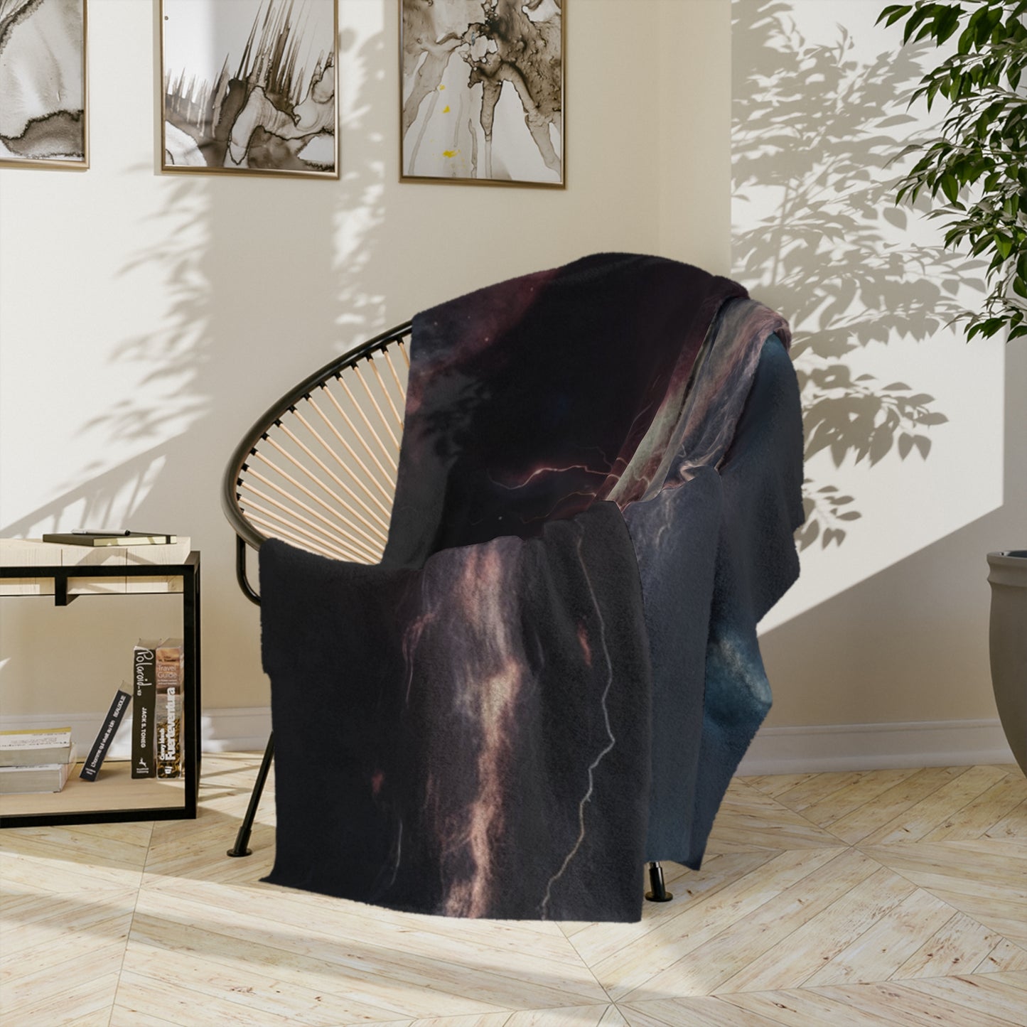 Nebula Storm Velveteen Blanket