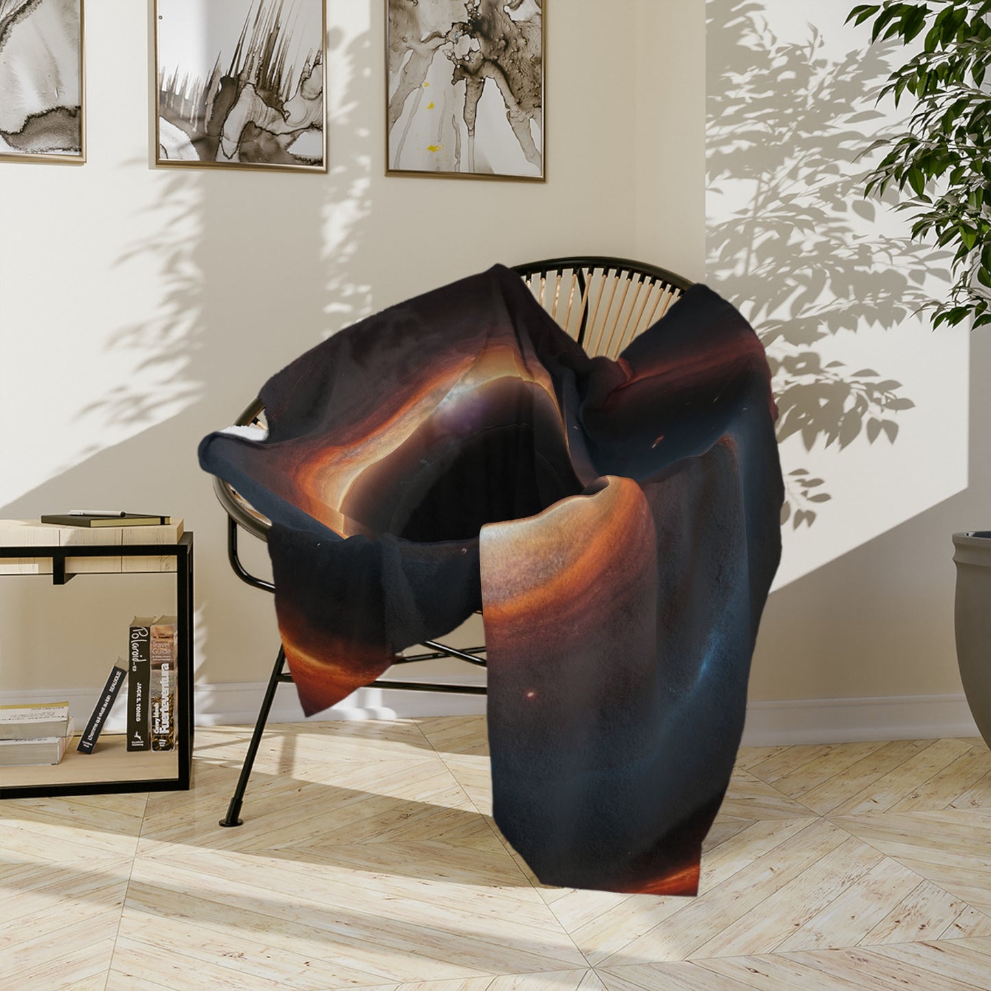 Cosmic Horizon Velveteen Blanket