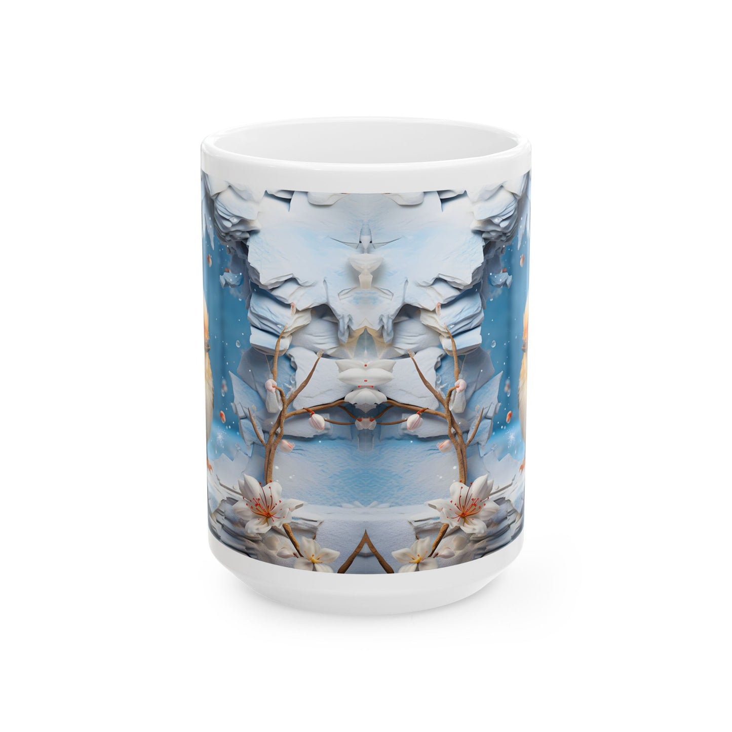 Adorable 3-D Winter Bird Coffee Mug