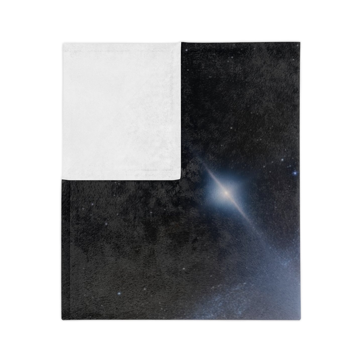 Galactic Stardust Velveteen Plush Blanket