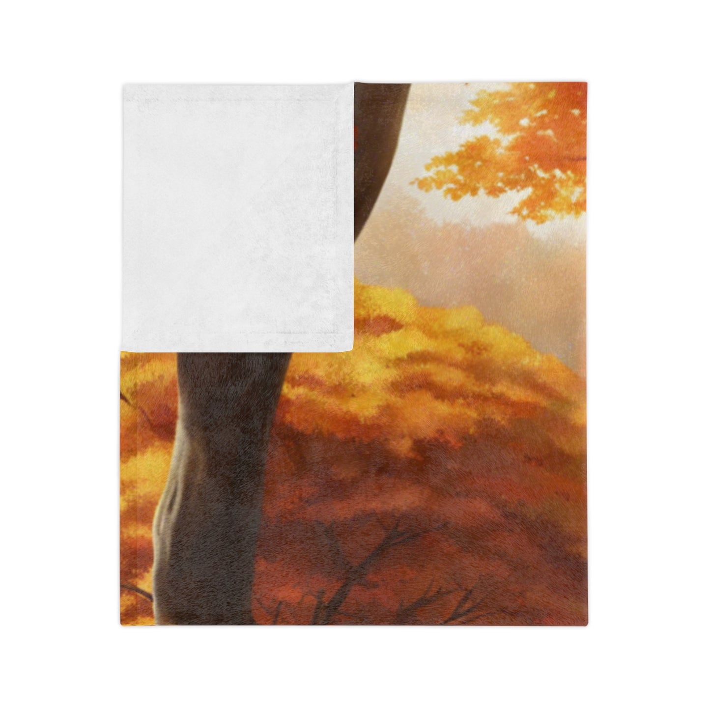 Autumn Park Velveteen Blanket