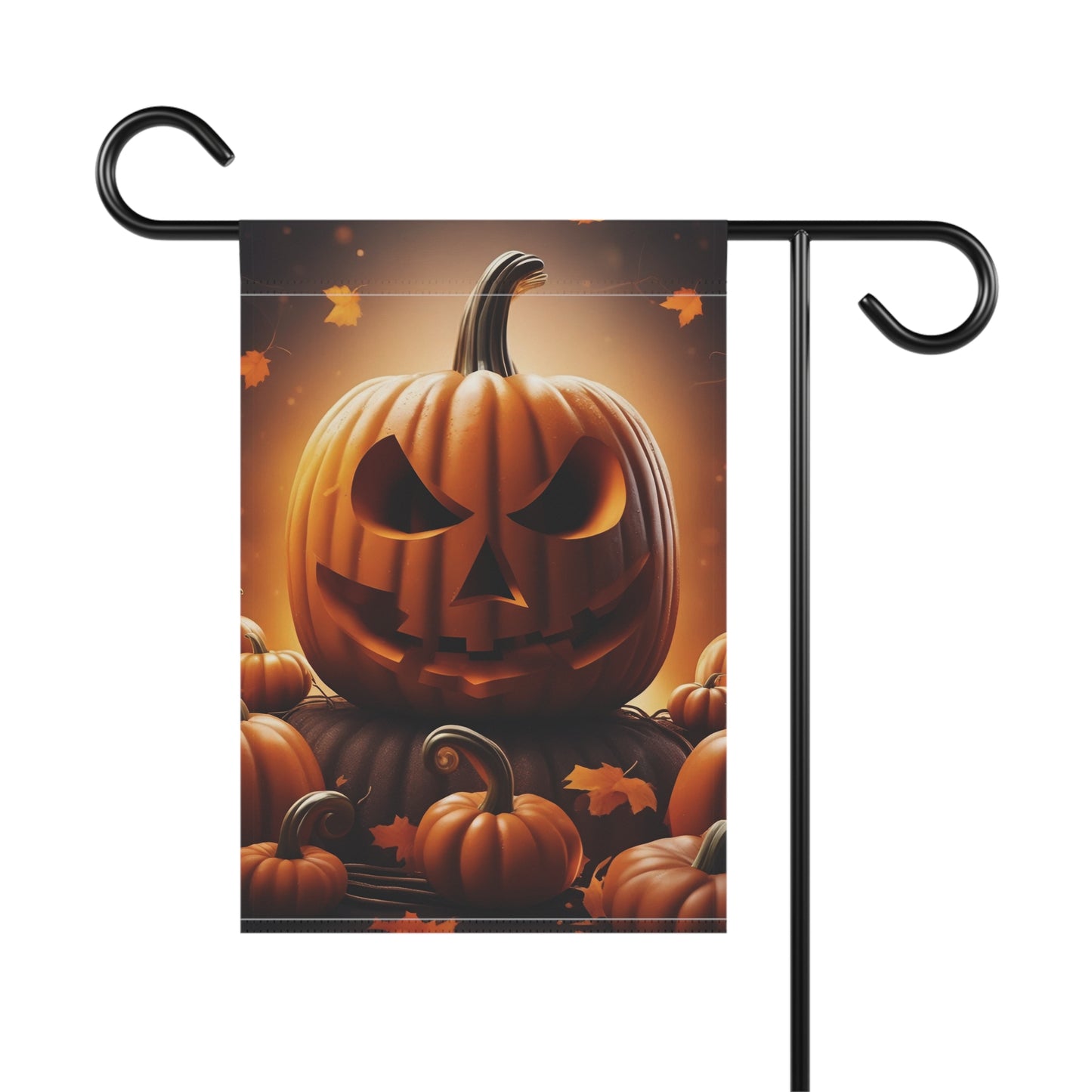 Glowing Jack-O’-Lantern Garden Flag