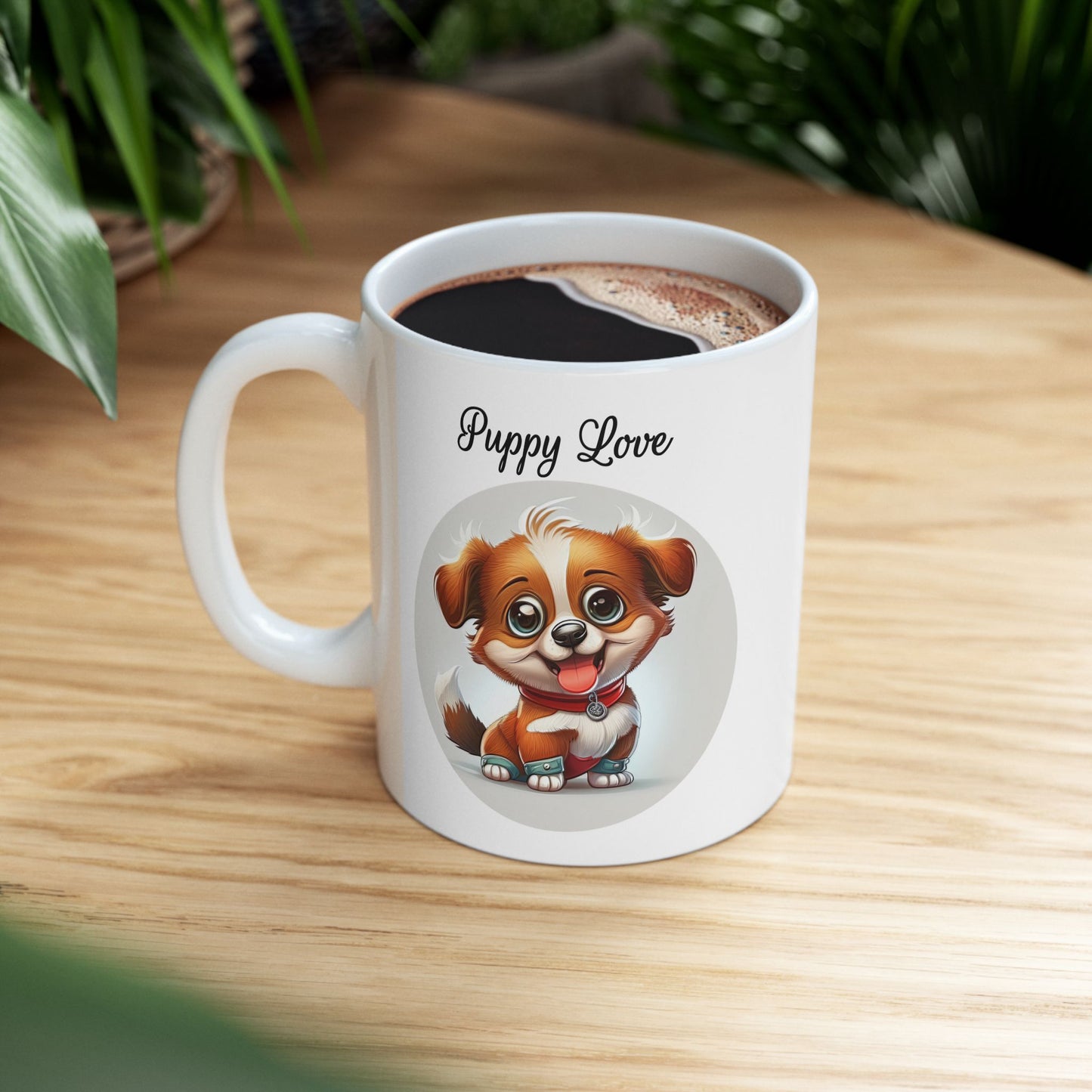 "Puppy Love" Adorable Dog Coffee Mug