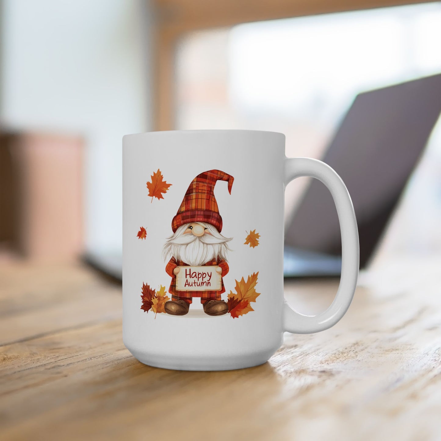 Happy Autumn Gnome Coffee Mug
