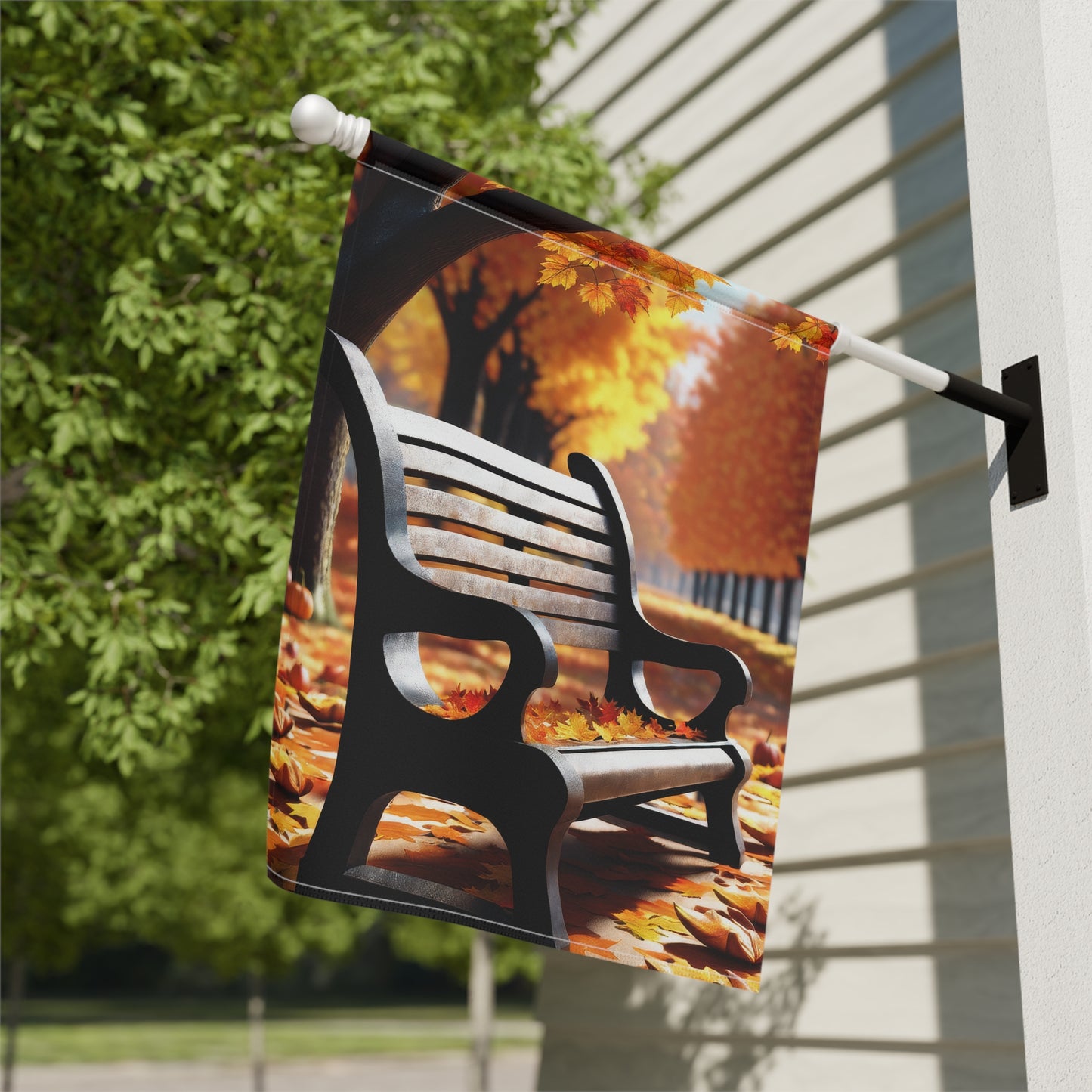 Autumn in the Park Garden Flag